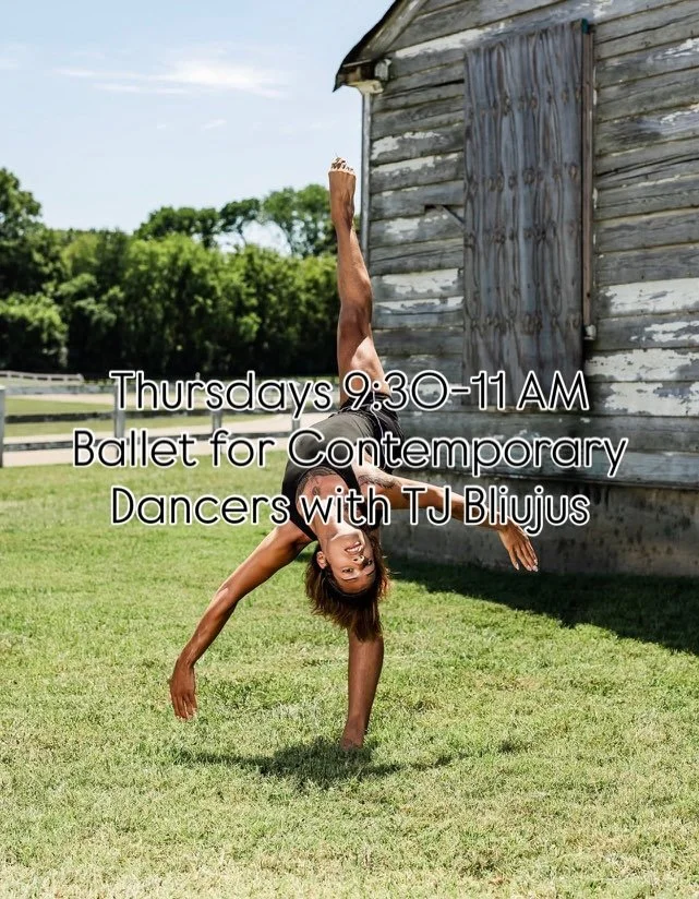 So excited to welcome TJ Bluijus to the @danceast team! TJ will be teaching Ballet for Contemporary Dancers Thursdays 9:30-11 AM. Pay what you can. Pre-registration required: danceast.org/adults @the_sequioa_project @tropic_movements #nashvilledance 