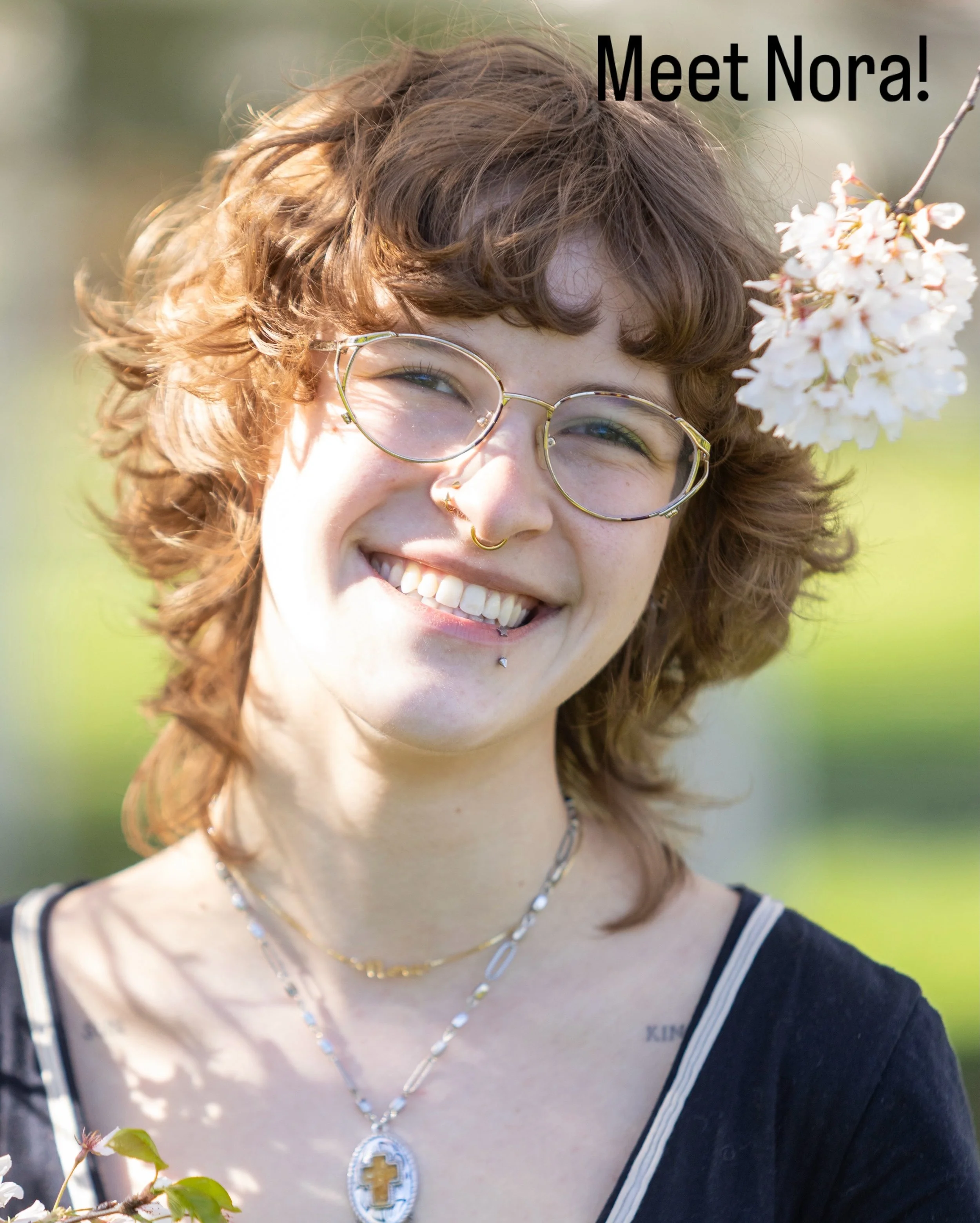 Meet Nora!

We&rsquo;re so excited to welcome Nora as the teacher for our &ldquo;Butterfly Garden&rdquo; half-day dance camp for ages 4-8 July 20&ndash;24!

A lifelong creative and familiar face at DancEast, Nora has been dancing with us since age 4 