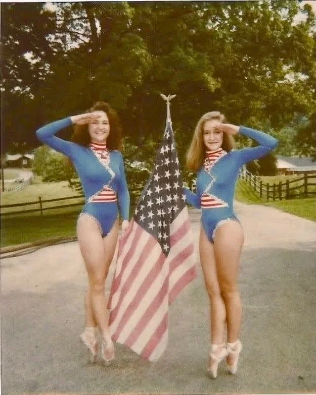A throwback of our founder @emilymastersitall with her bestie @emwbright in honor of Independence Day! (Polaroid image from 1990.) Happy 250th birthday America!