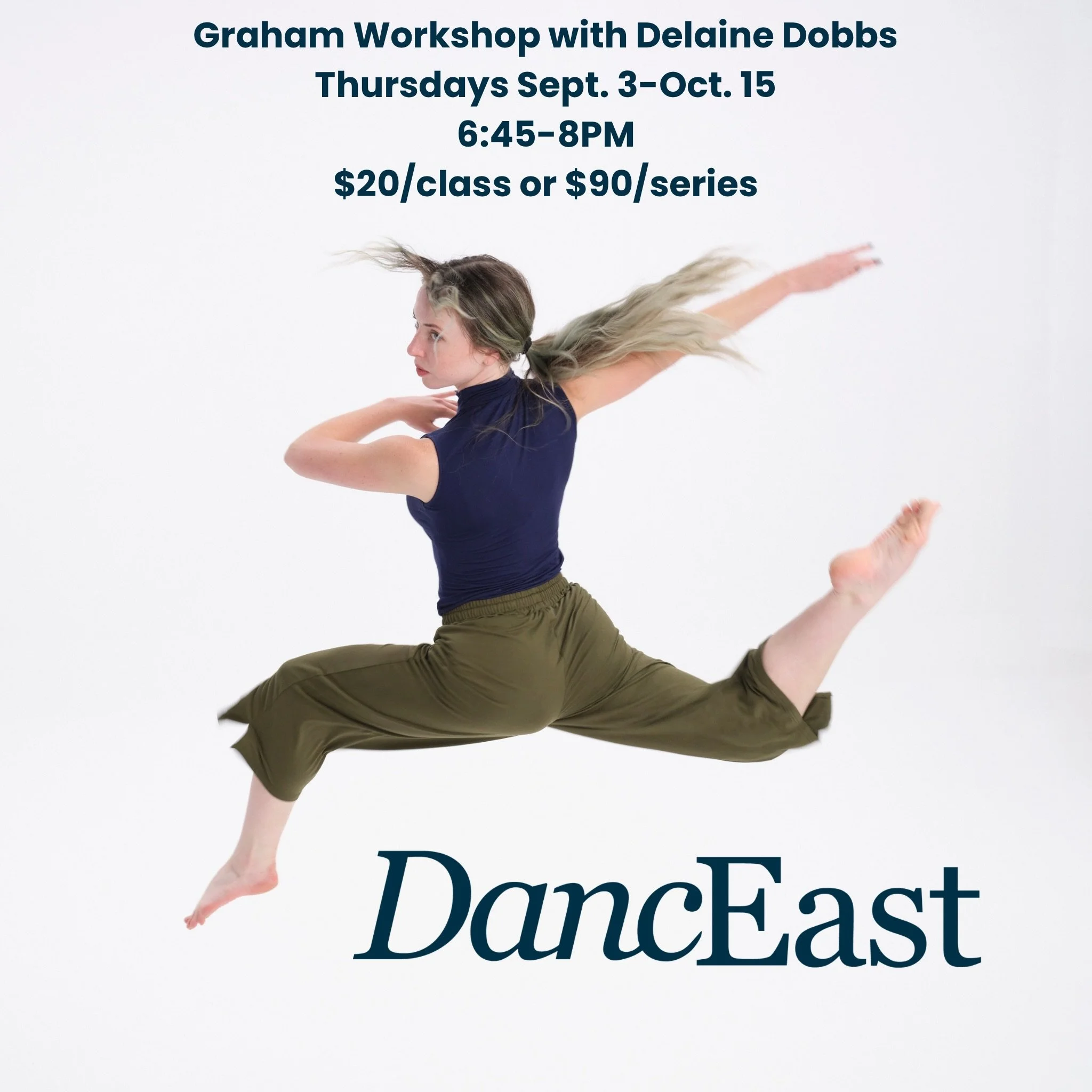 Register for the full series or for individual classes at danceast.org/adults. Explore the roots of modern dance through the groundbreaking technique created by Martha Graham. Participants will work with fundamental principles including contraction a