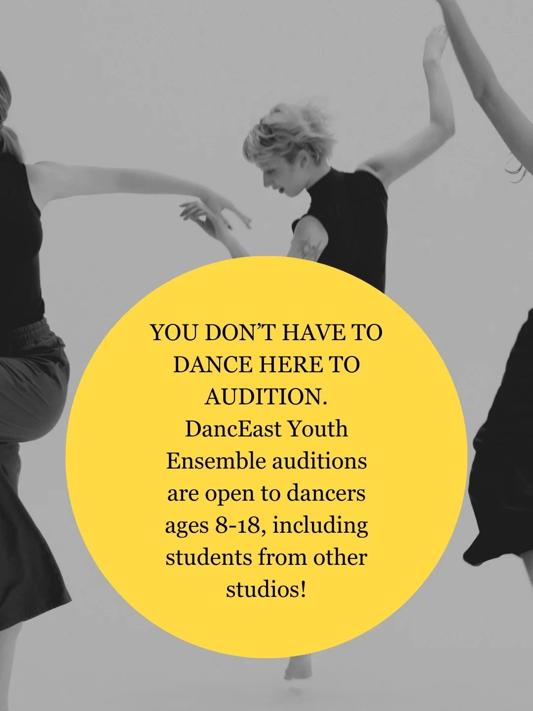 You don&rsquo;t have to be a DancEast student to join our Youth Ensemble! ✨ Auditions October 24 for ages 8&ndash;18. Need-based scholarships available.

Details + registration at the link in our bio.
#youthdancenashville #dancenashville #eastnashvil