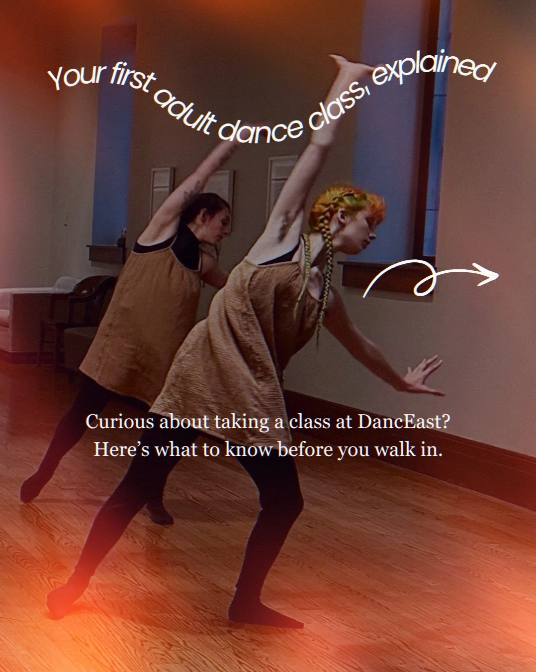 You don&rsquo;t have to know all the steps before you start. 💛 Swipe for a few things to know before your first adult dance class at DancEast.

Find your class + register at the link in our bio!
#danceforadults #danceclass #eastnashvilledance #eastn