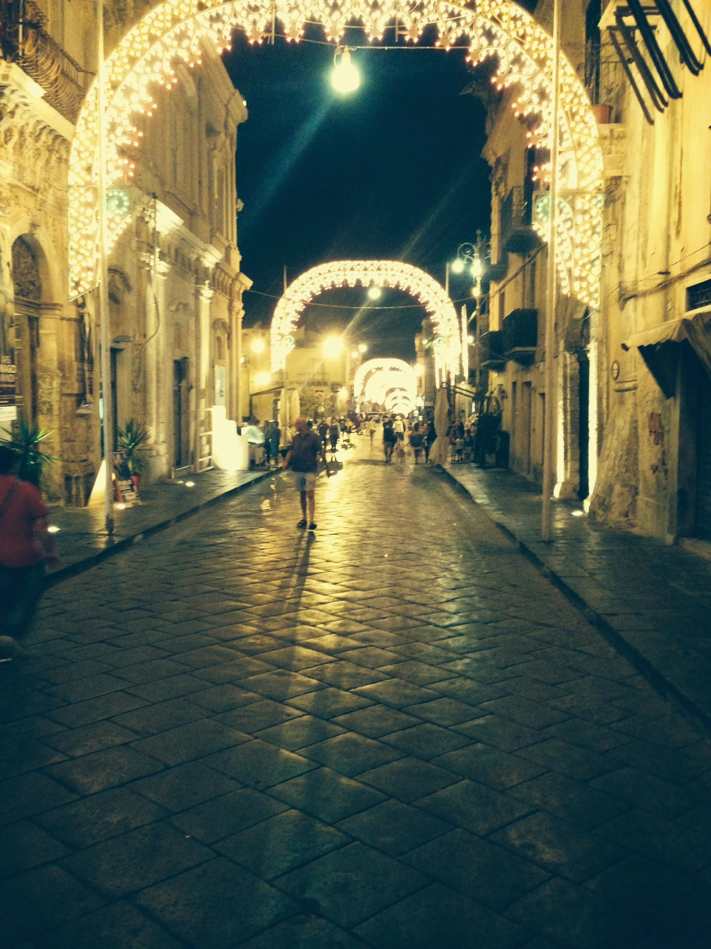 Noto at Night, Sicily, Italy 