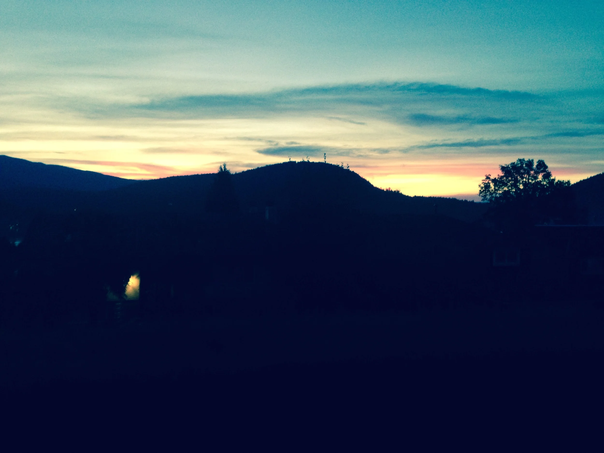 Sunrise in Deep Cove