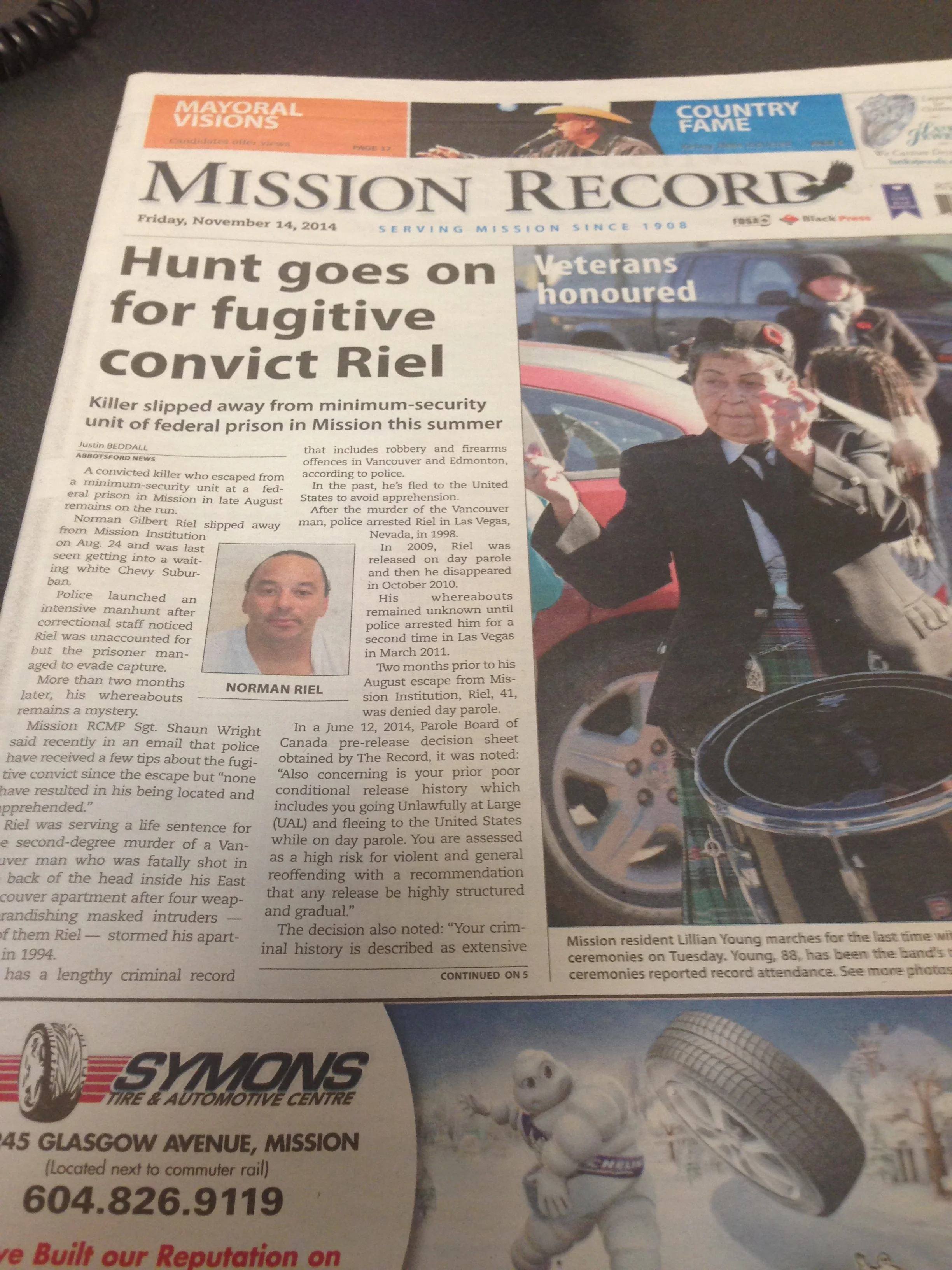 Hunt for escaped fugitive 