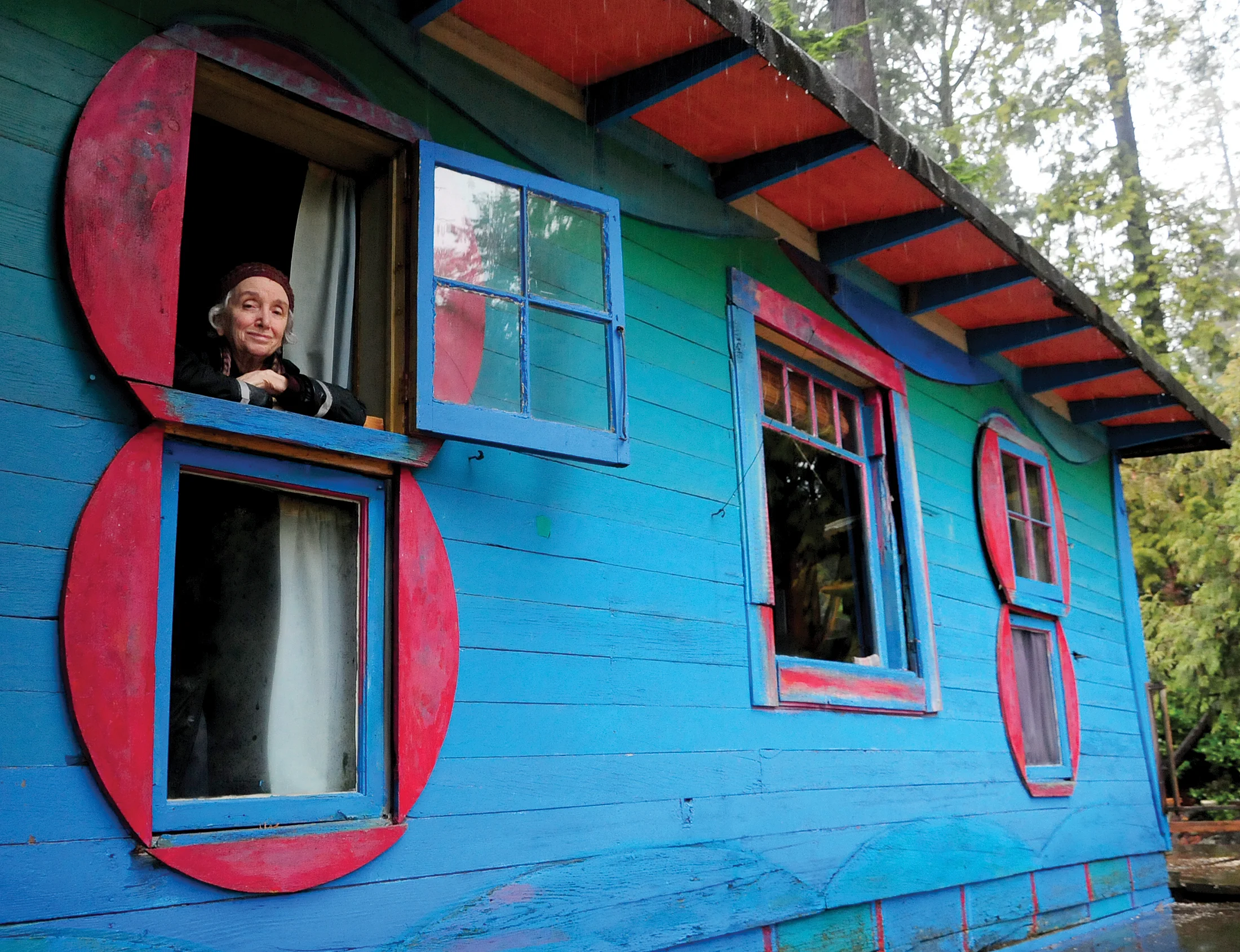 Home to artists Al Neil and Carole Itter for nearly 50 years, the small cabin was one of many squatter’s shacks along Dollarton’s mudflats in the 1930s. Mike Wakefield photo/North Shore News