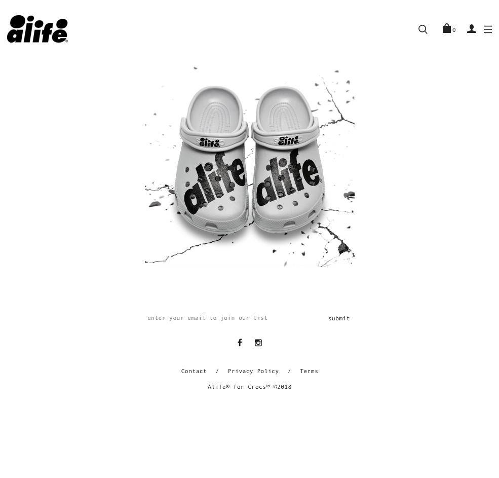 crocs x alife