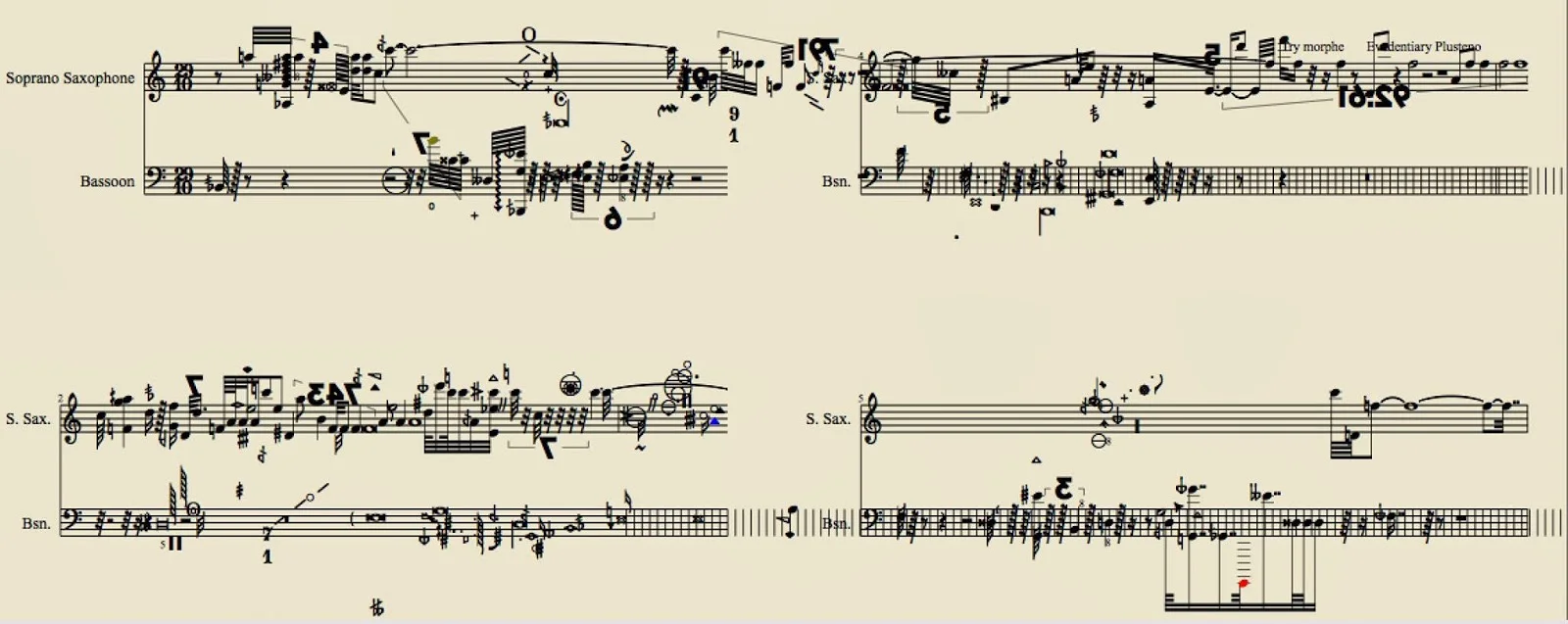 EXCERPT: "Dreams and Anxieties in the Dune-Like Fragments of Her Body" Bil Smith Composer