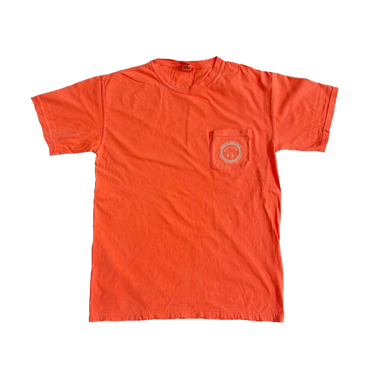 neon red orange comfort colors