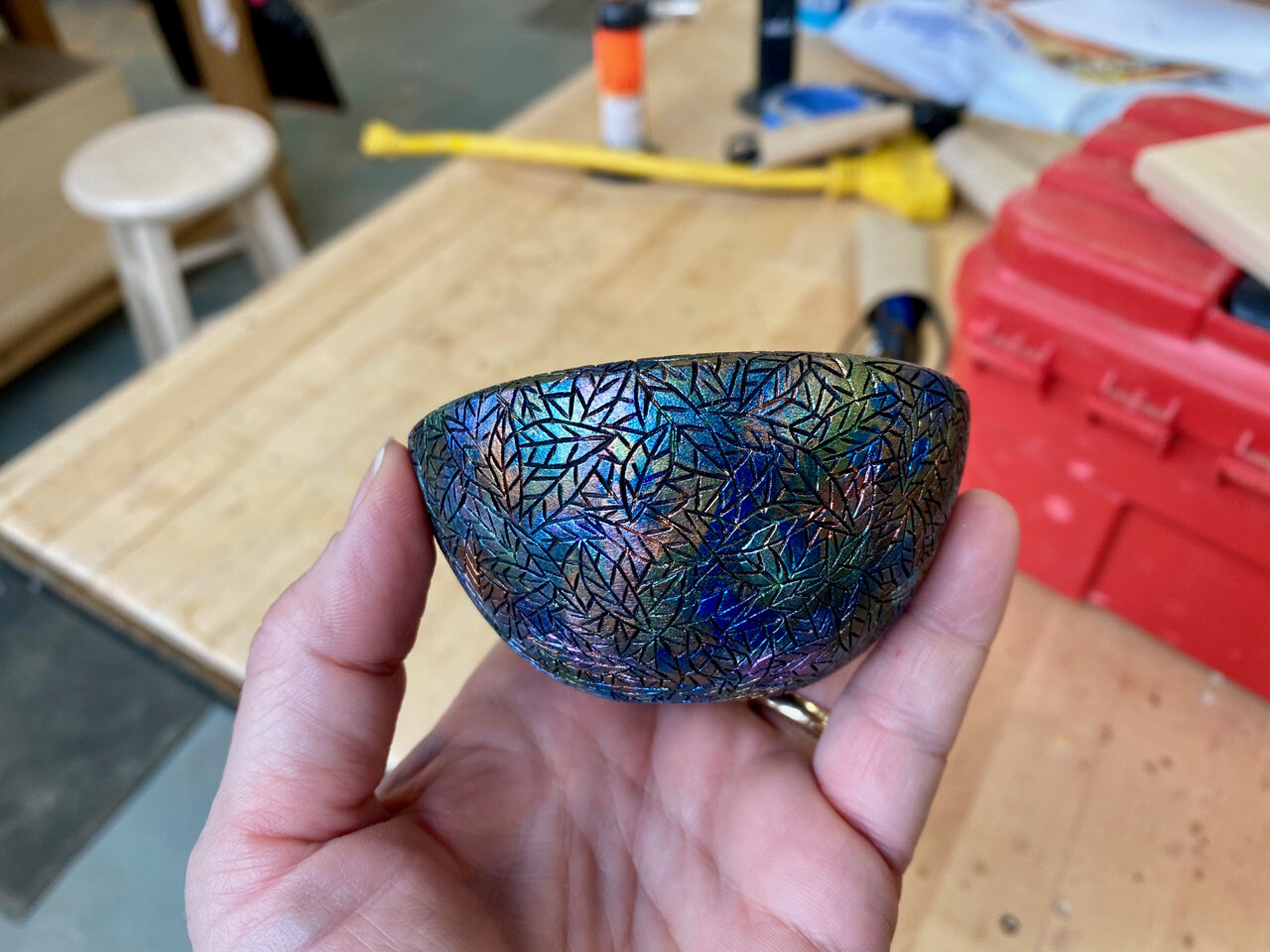  Side view of  Leaf Saturation  bowl. 