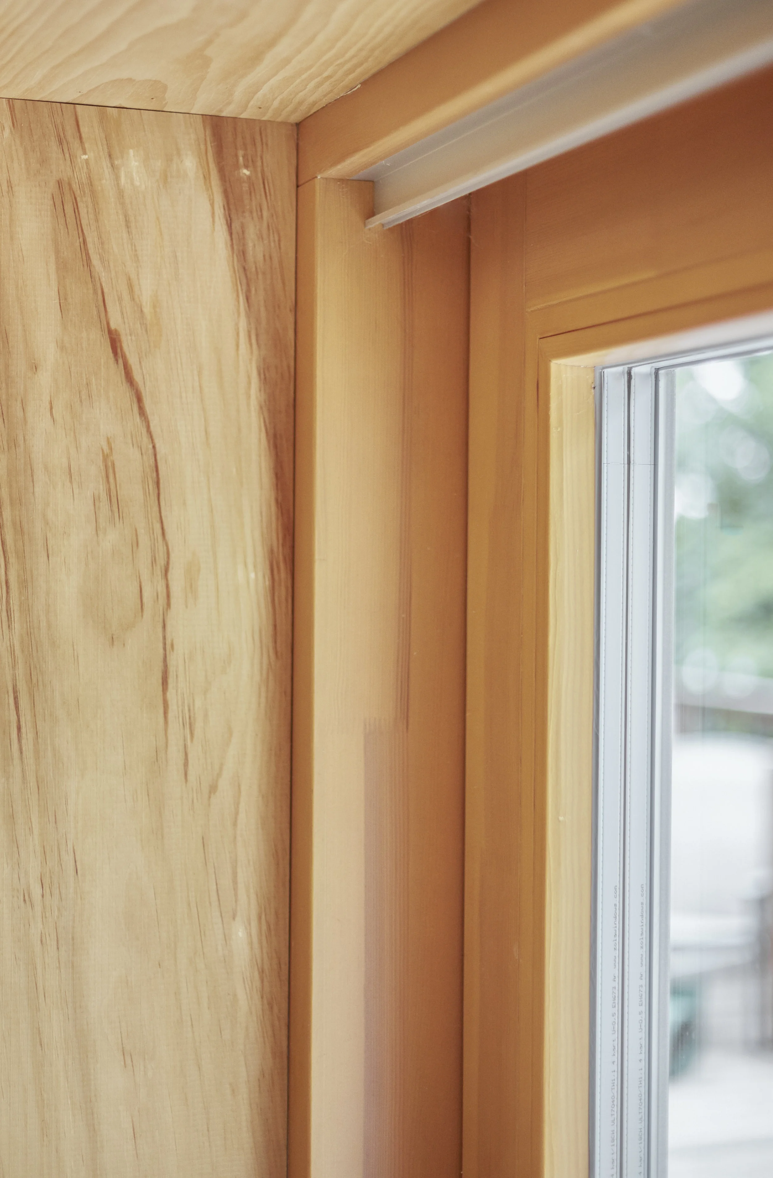 Wood framed window
