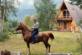 Dr. Betkowski and the Upper Fraser Ranch Chalet, 1970's