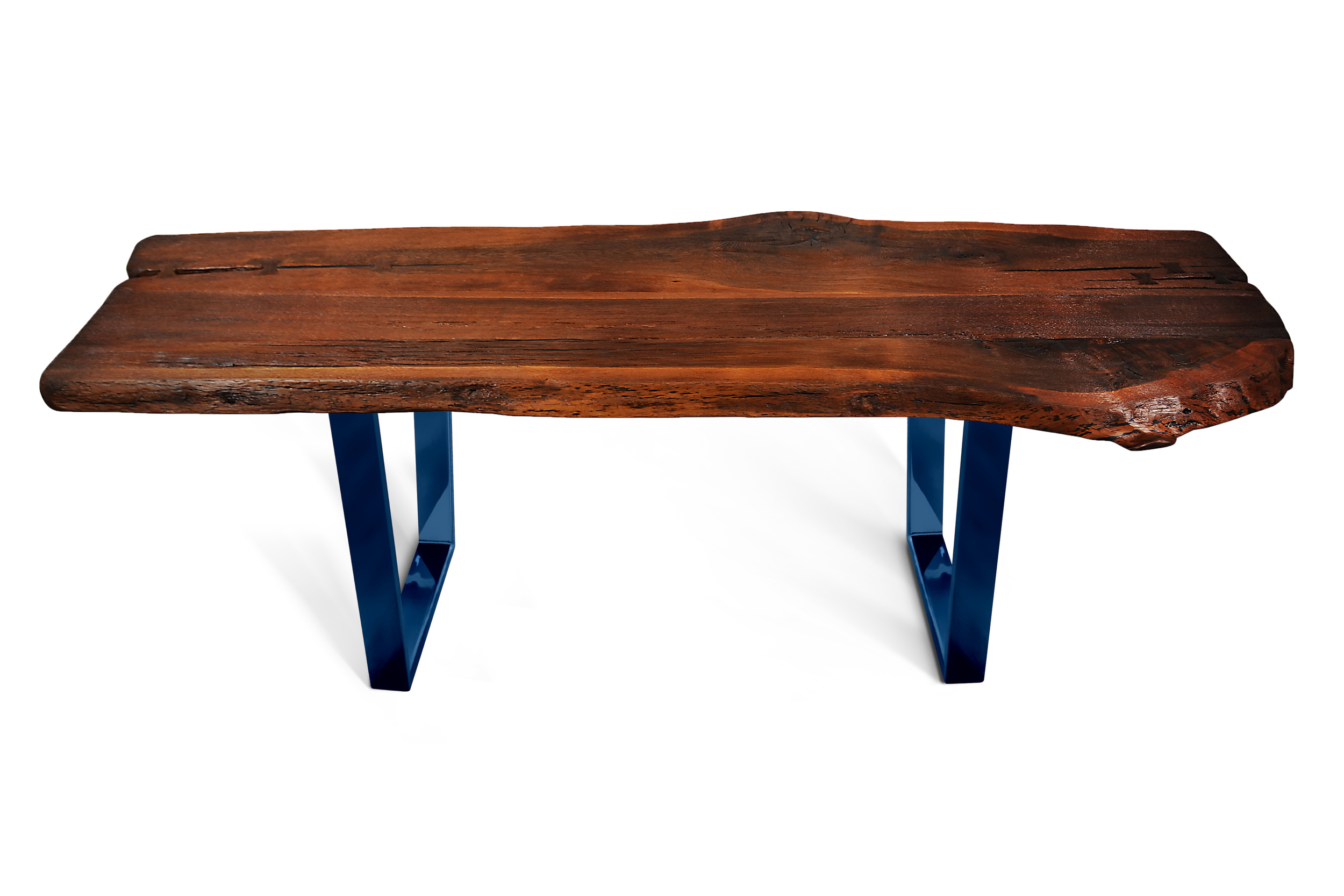 Etz & Steel Shark Tooth Live Edge Table Midnight Navy Blue Base 1.jpg