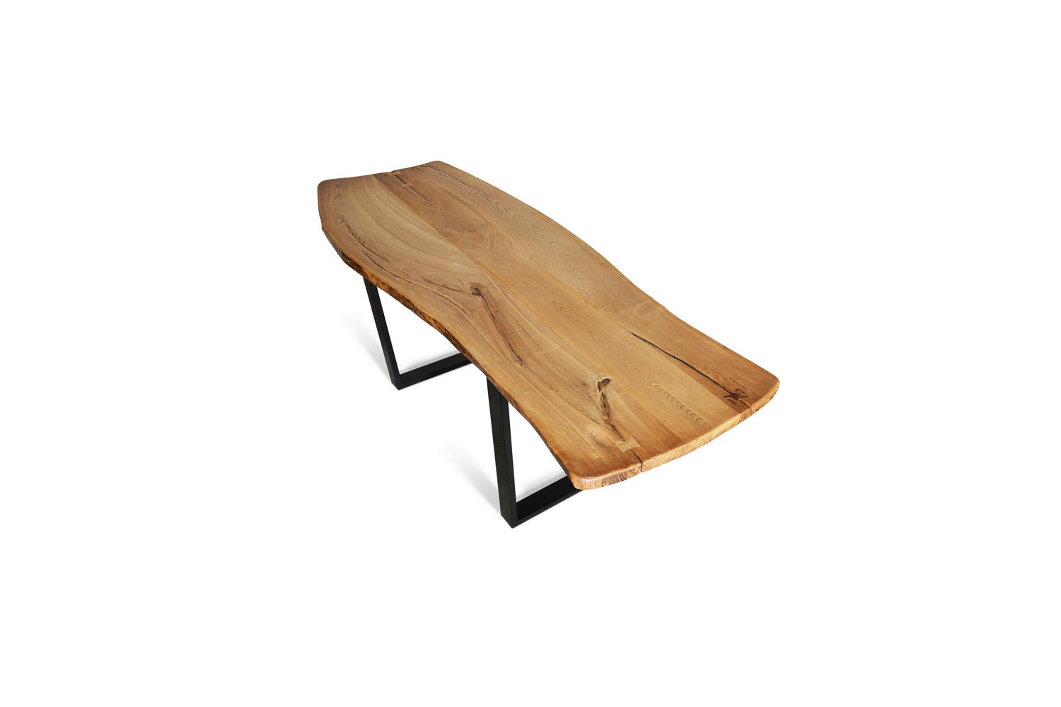 Etz & Steel Chardonnay Live Edge Table Black Base 1.jpg