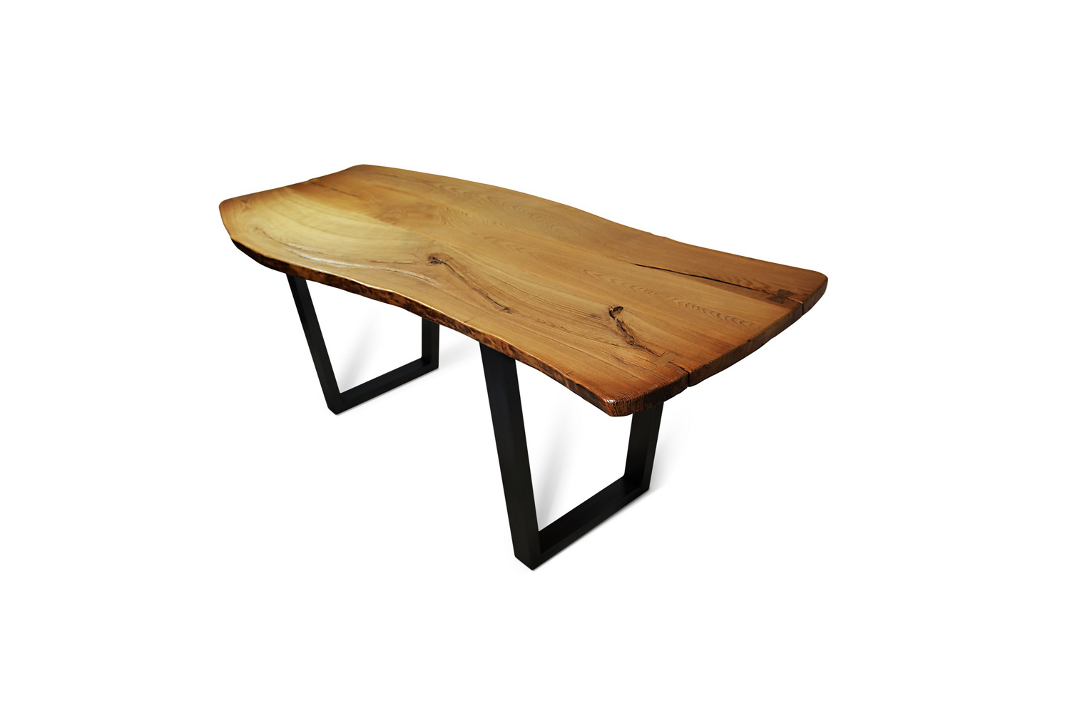 Etz & Steel Chardonnay Live Edge Table Black Base 4.jpg