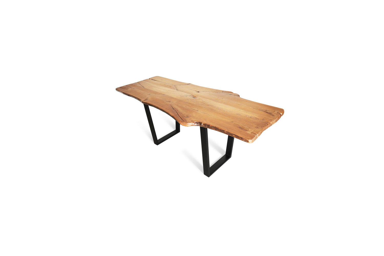 Etz & Steel King Ash Live Edge Table Black Base 2.jpg