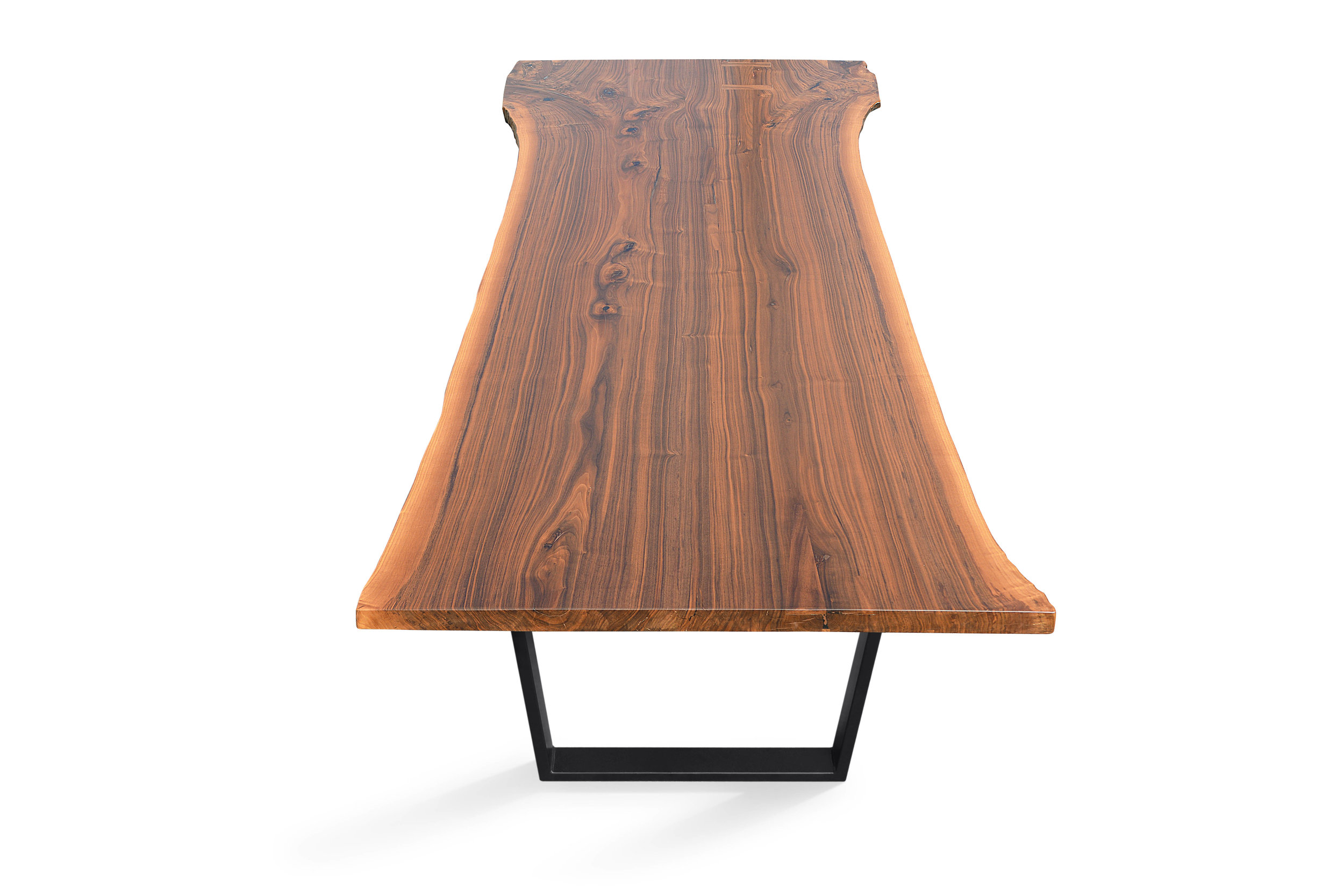 Etz & Steel Hermes Live Edge Walnut Table Black Base 3.JPG