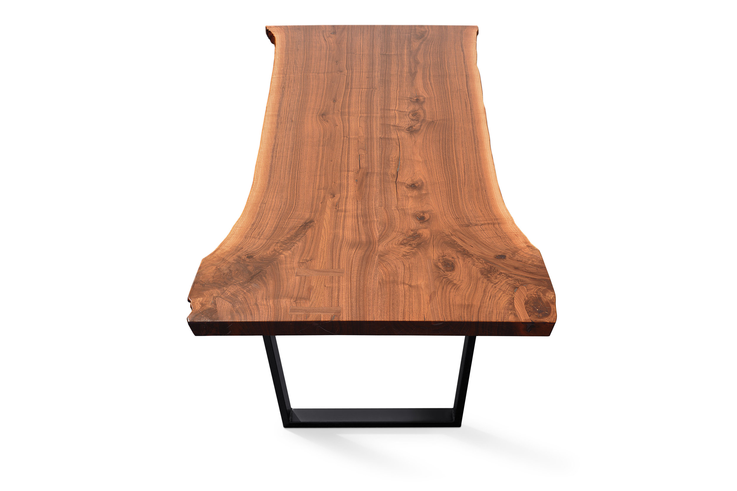 Etz & Steel Hermes Live Edge Walnut Table Black Base 7.JPG