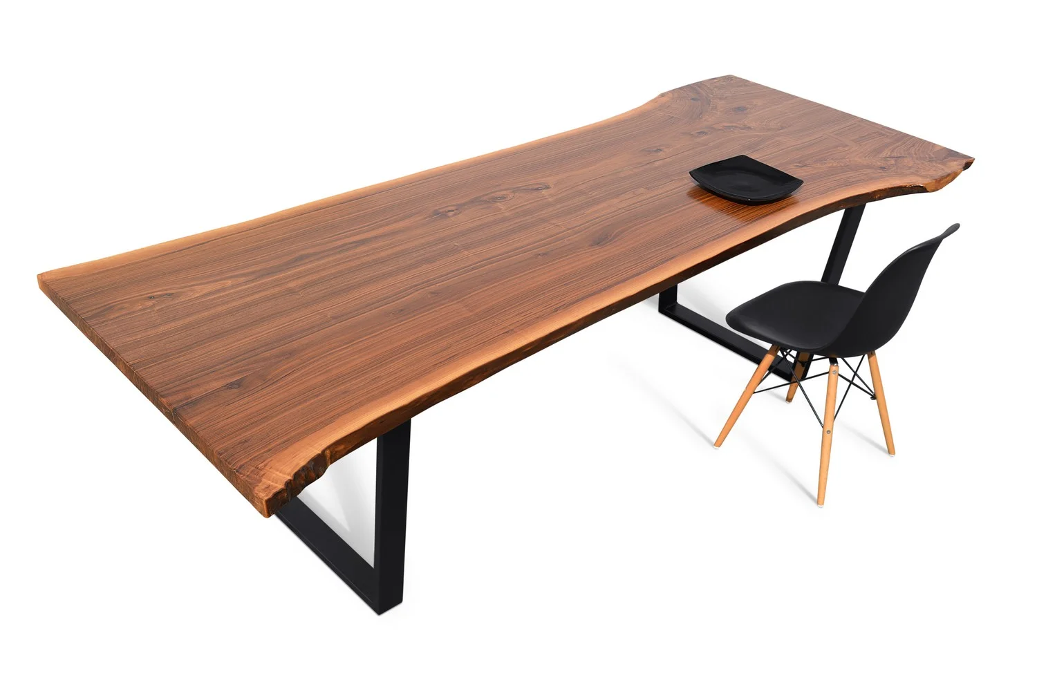 Etz & Steel Hermes Live Edge Walnut Table Black Base 9.jpg