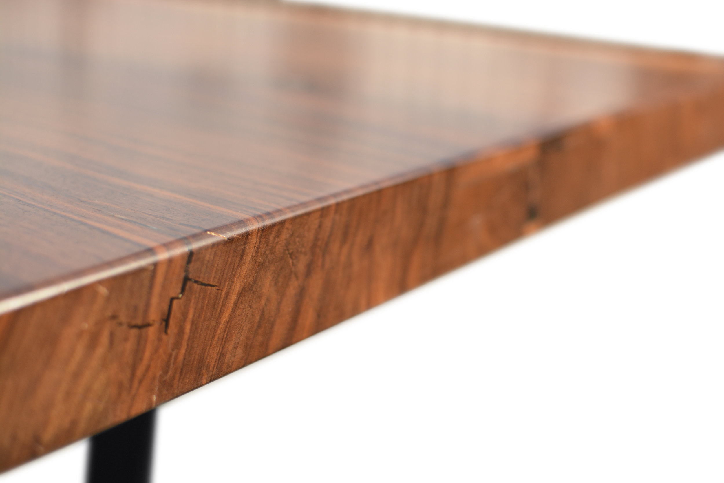 Etz & Steel Hermes Live Edge Walnut Table Close Up 3.JPG