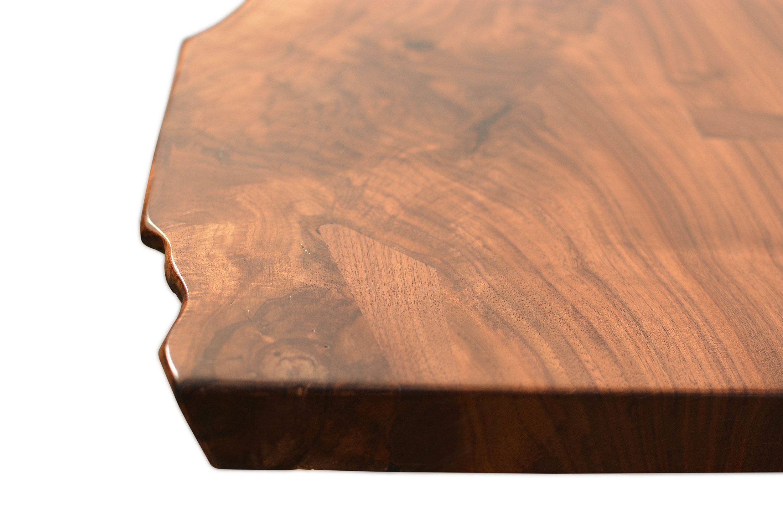 Etz & Steel Hermes Live Edge Walnut Table Close Up 9.JPG