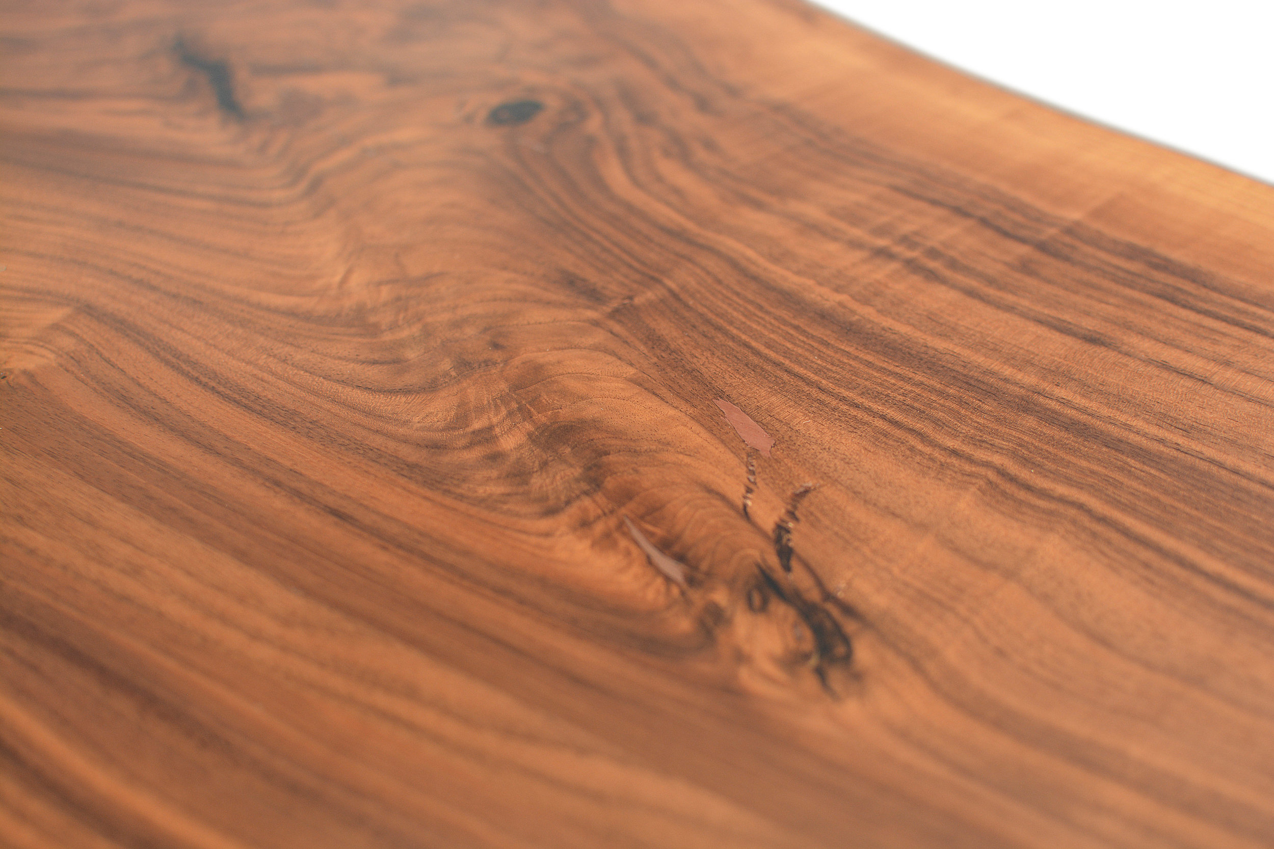 Etz & Steel Hermes Live Edge Walnut Table Close Up 13.JPG