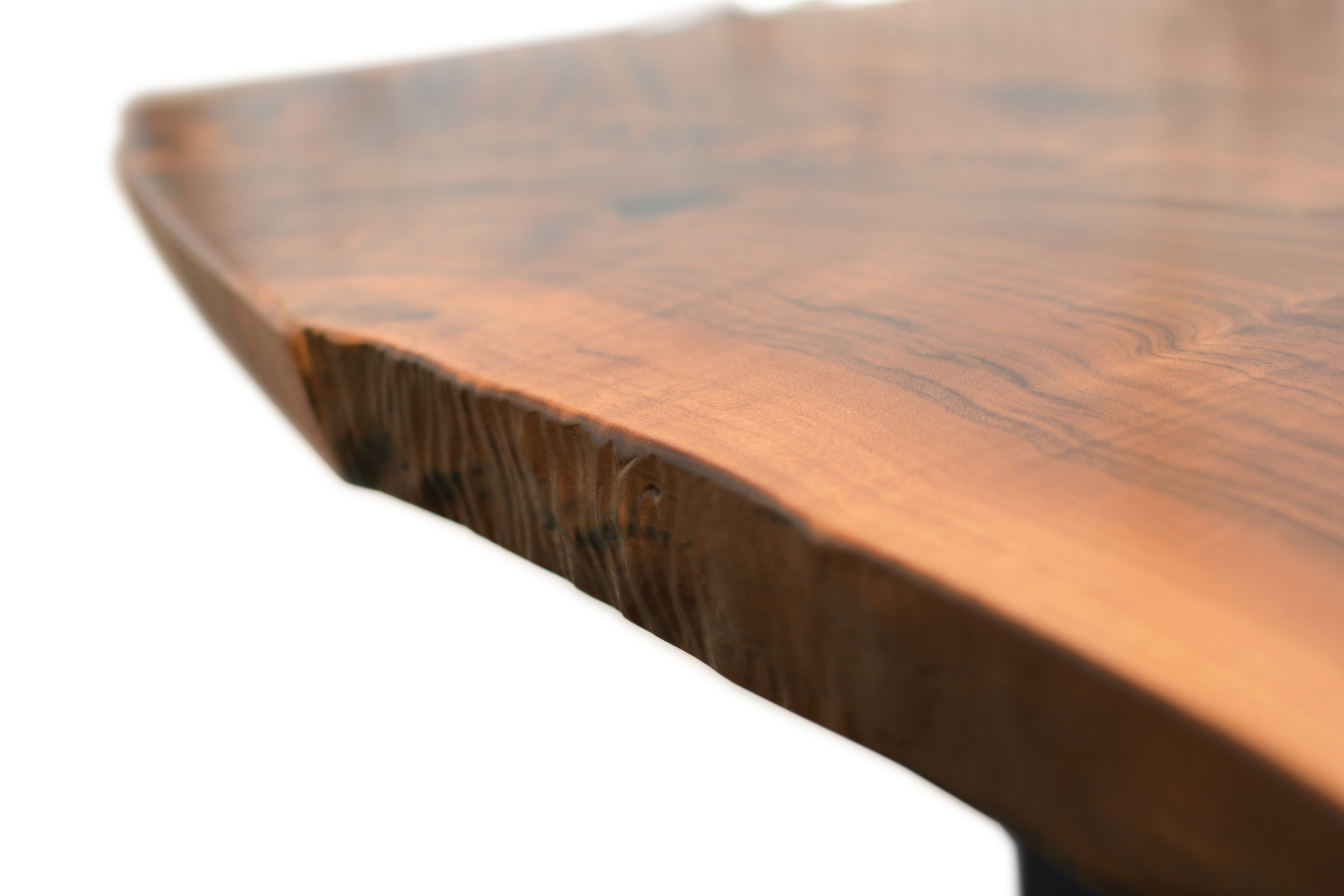 Etz & Steel Hermes Live Edge Walnut Table Close Up 21.JPG