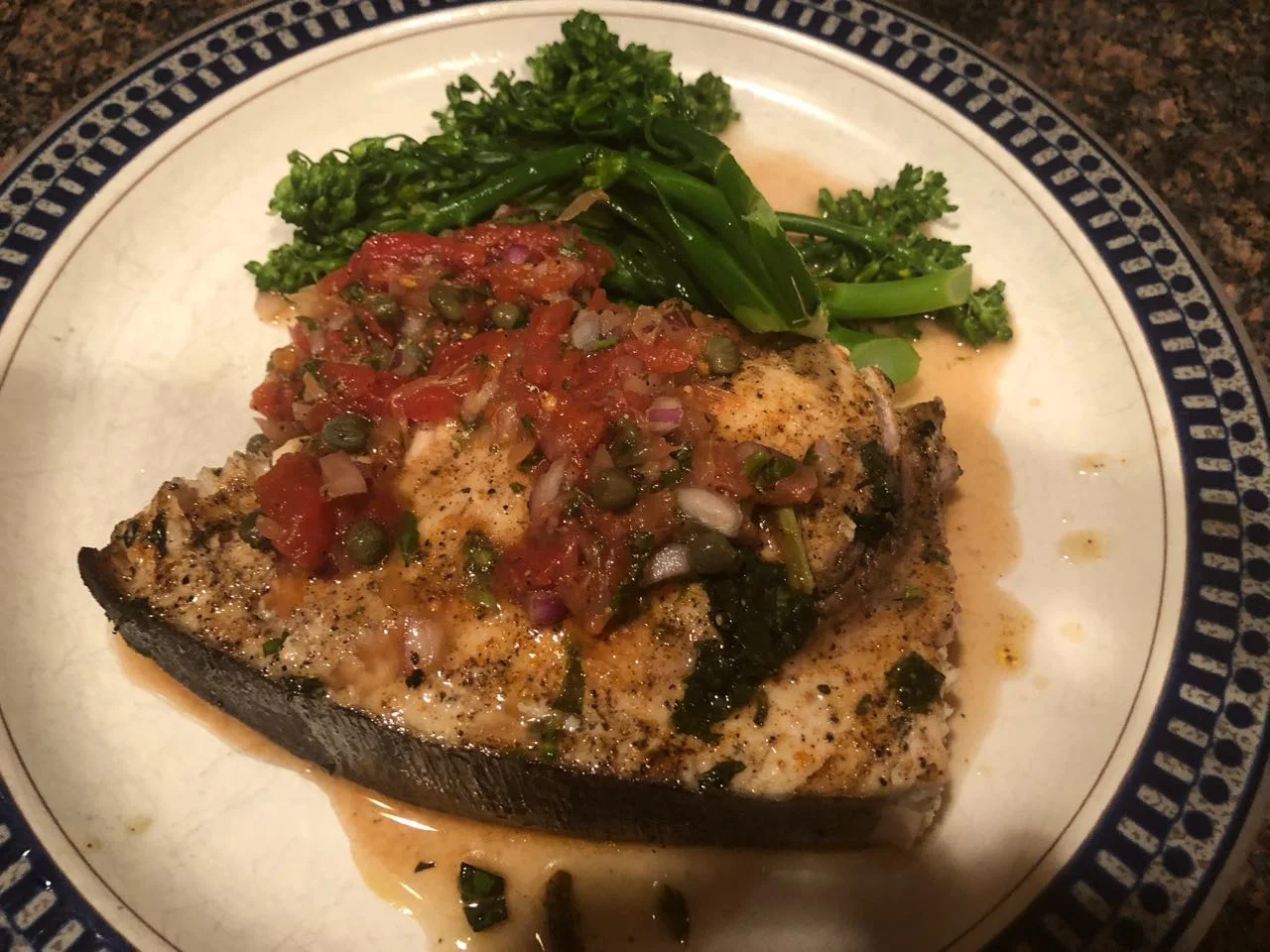 Grilled Swordfish with Tangy Salsa Recipe Food Follow Ann