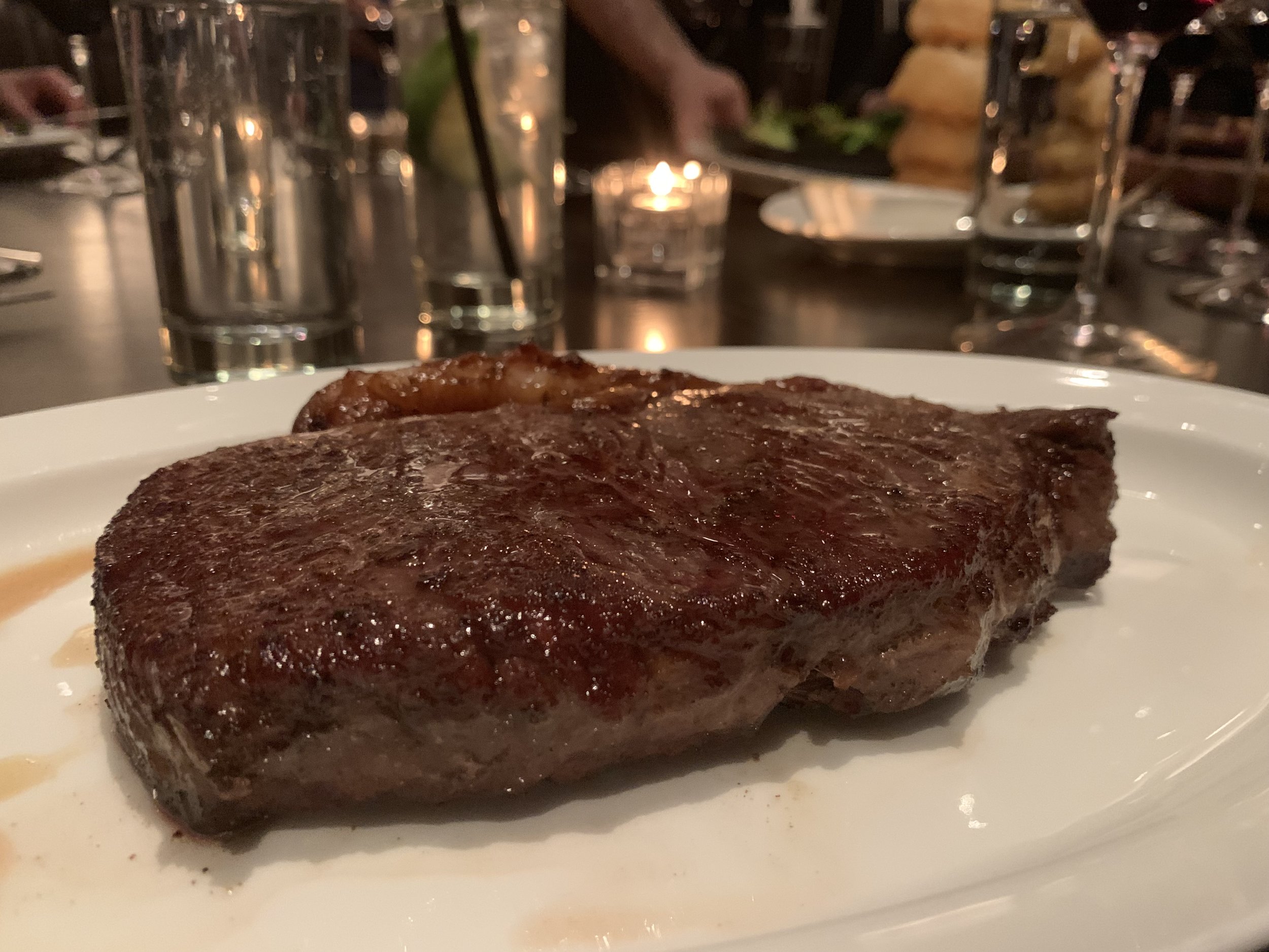 Wagyu Bavette Sirloin - Boston Chops Restaurant - Downtown Crossing