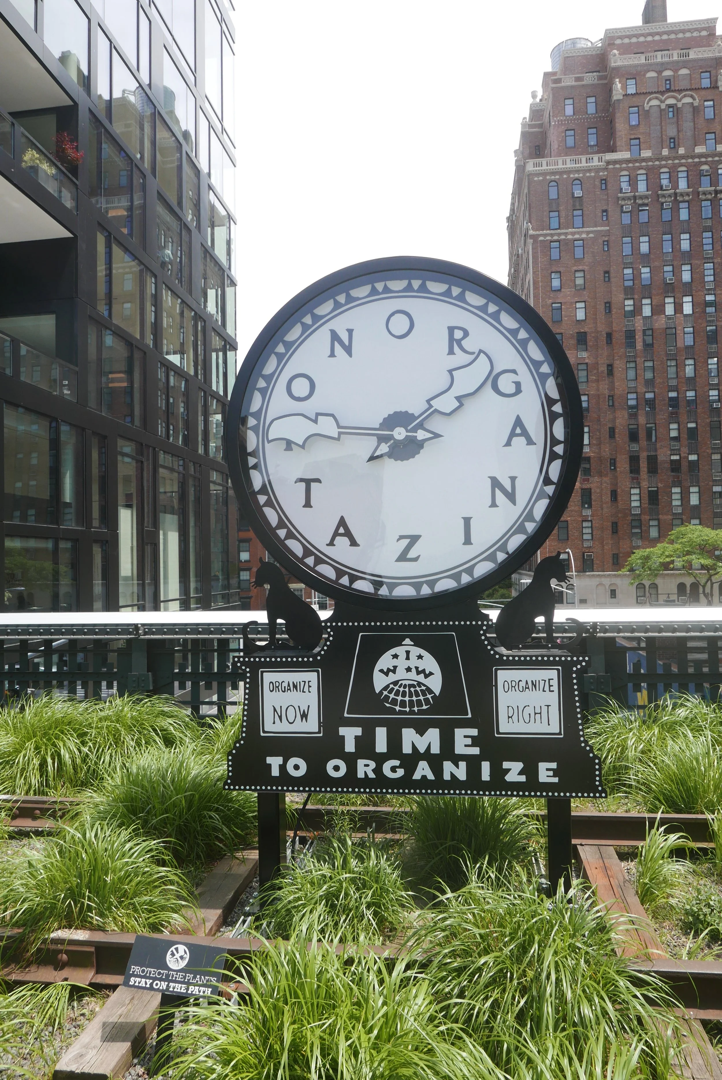 High Line NYC New York City Clock