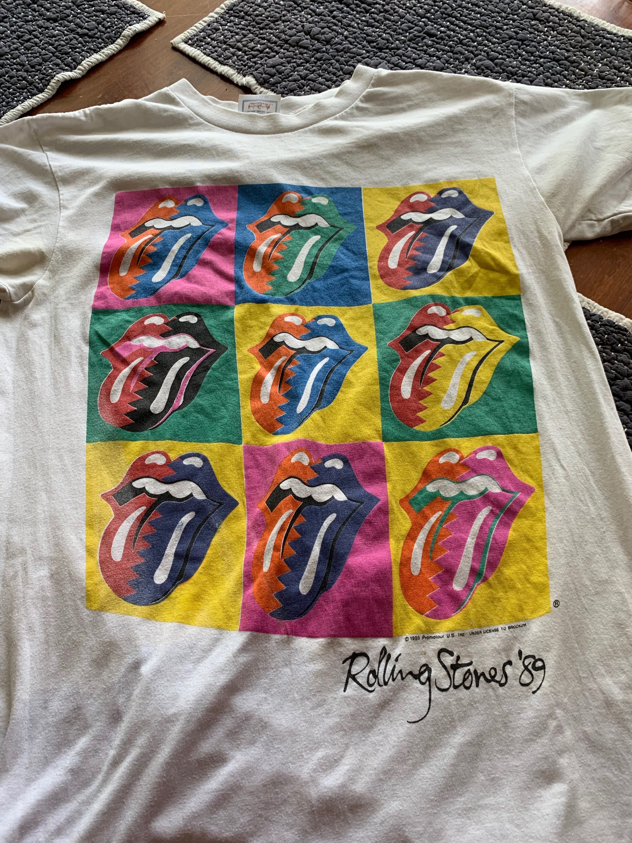 My t-shirt from the Rolling Stones “Steel Wheels” Tour in 1989. 