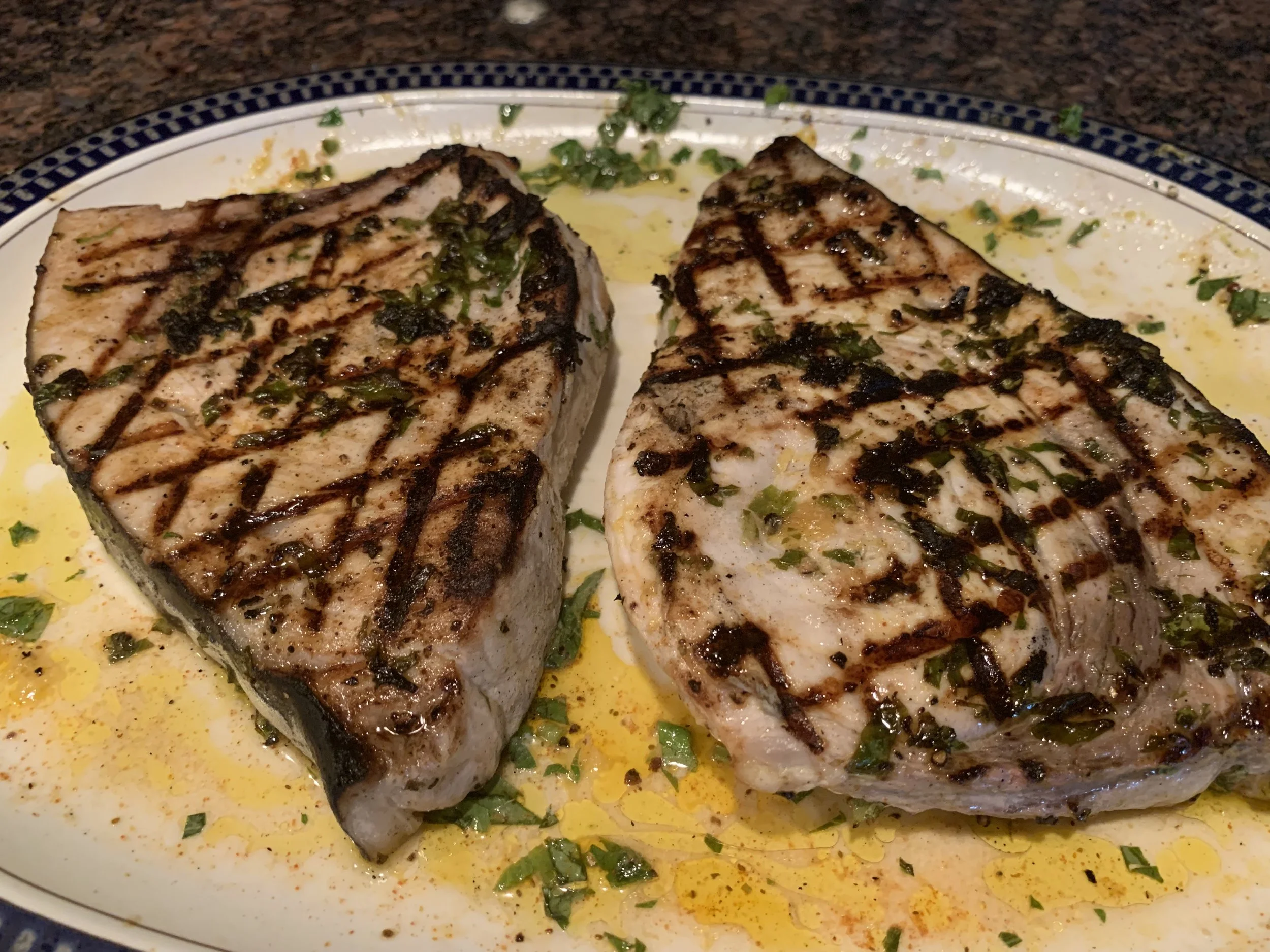 Juicy Grilled Atlantic Swordfish Recipe Food Follow Ann