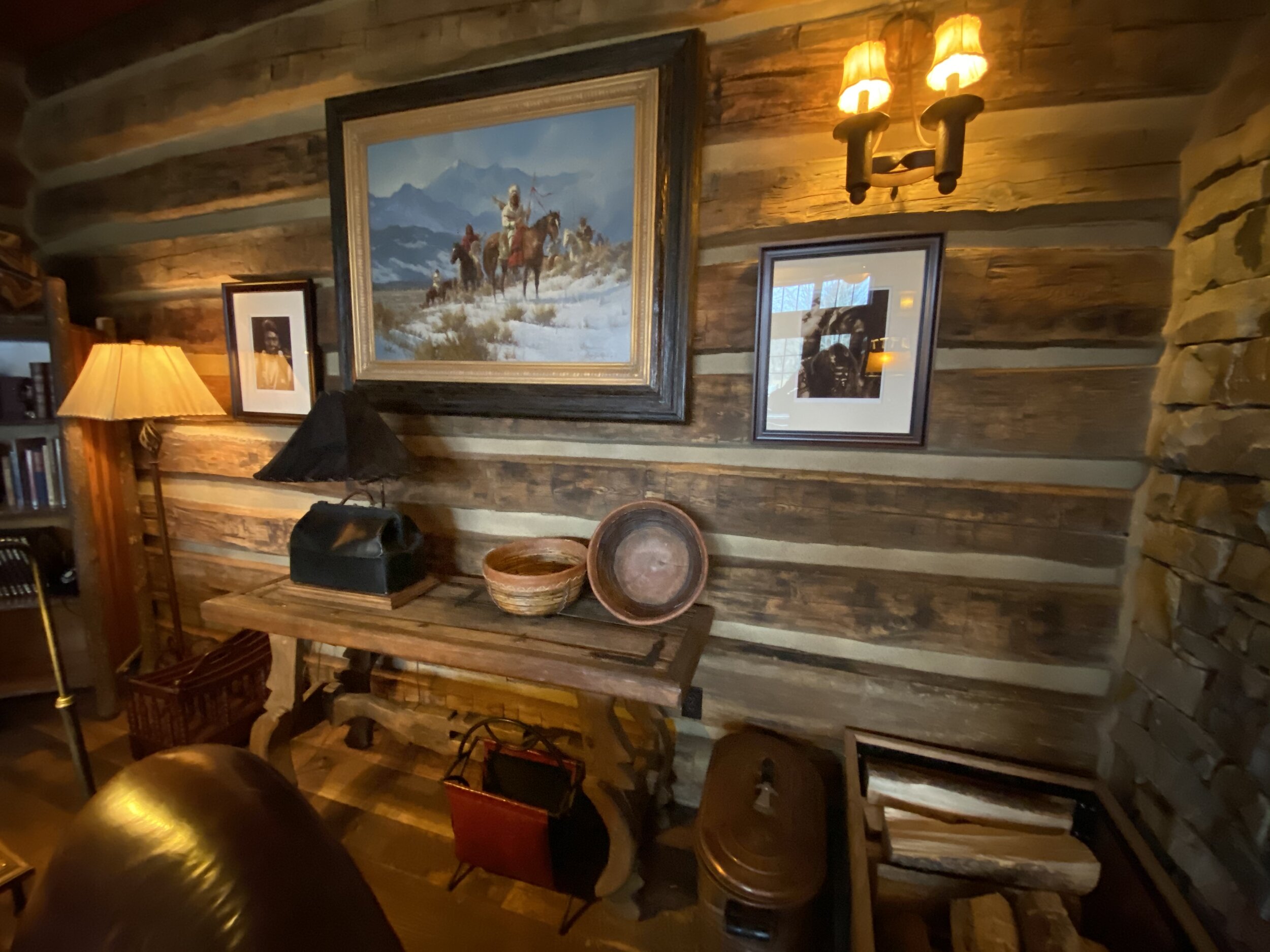 The exterior and interior of The Ranch at Rock Creek is rustic, elegant, and decidedly western.
