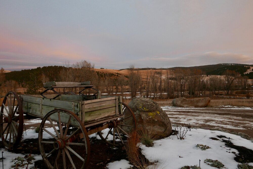 The exterior and interior of The Ranch at Rock Creek is rustic, elegant, and decidedly western.