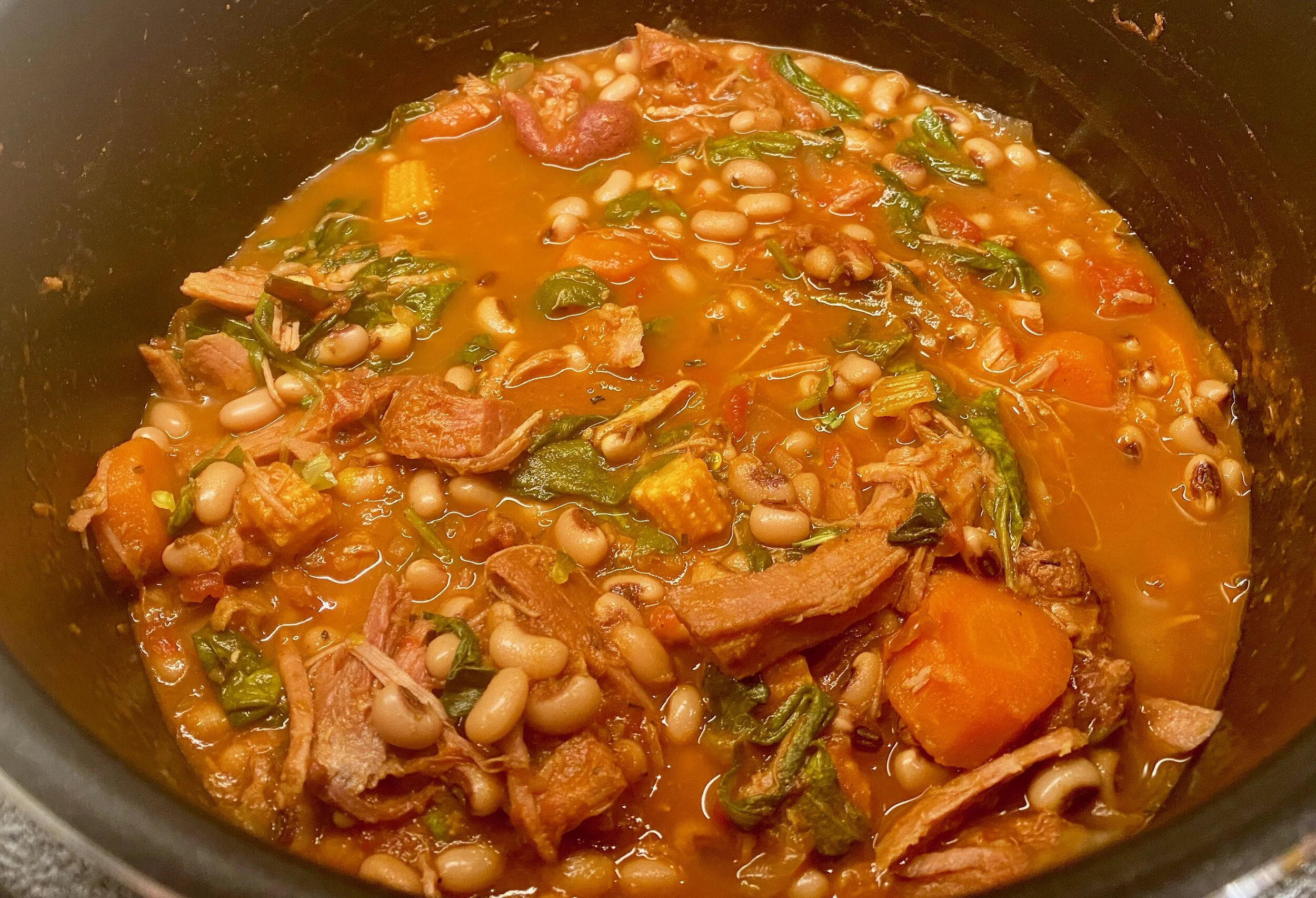 Hearty Black Eyed Peas & Ham Recipe Food Follow Ann