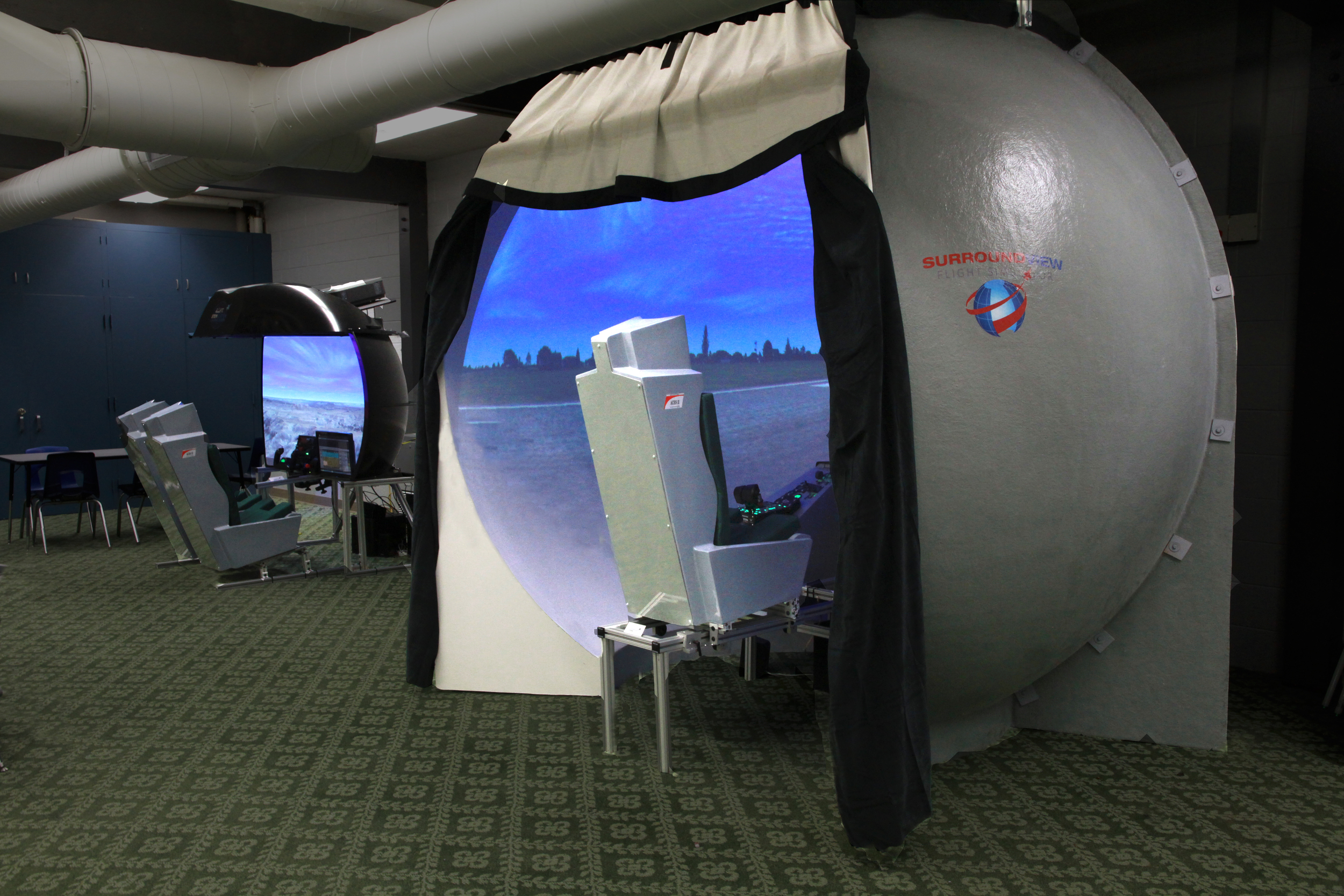 Surround View Flight Simulator