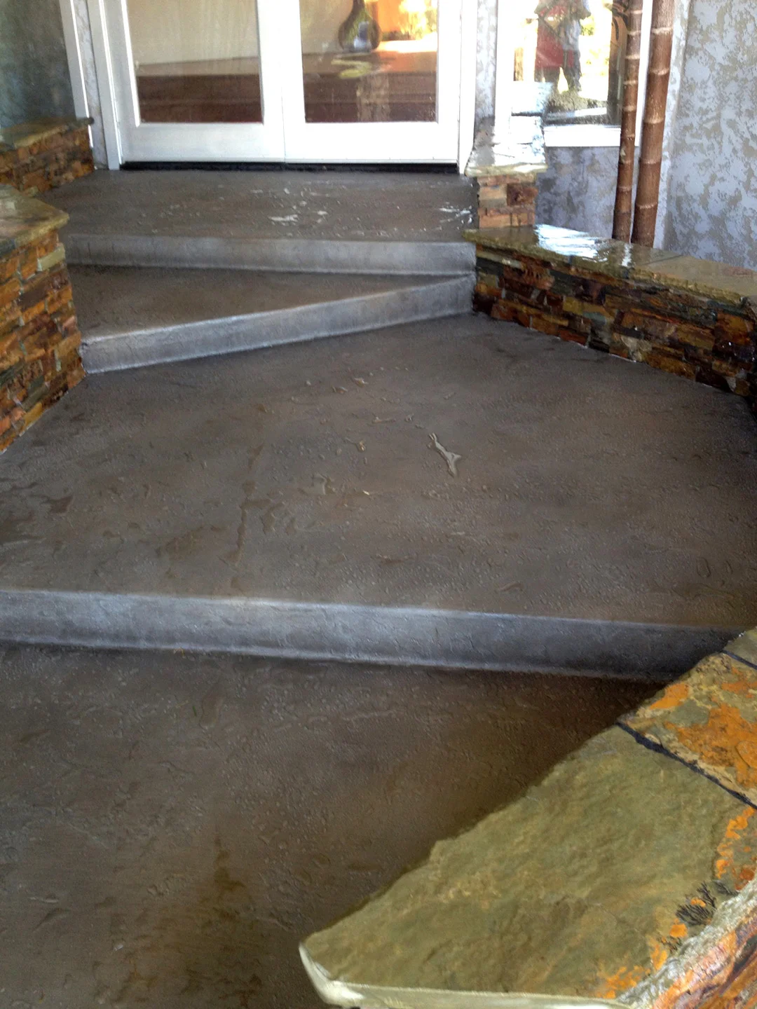 Exterior Concrete Staining