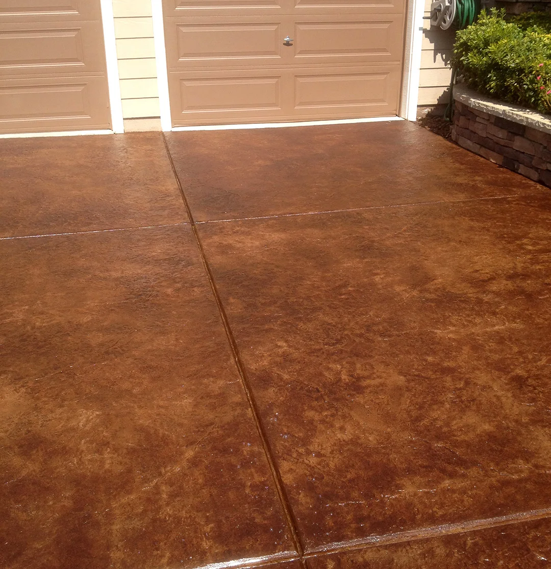 Exterior Concrete Staining