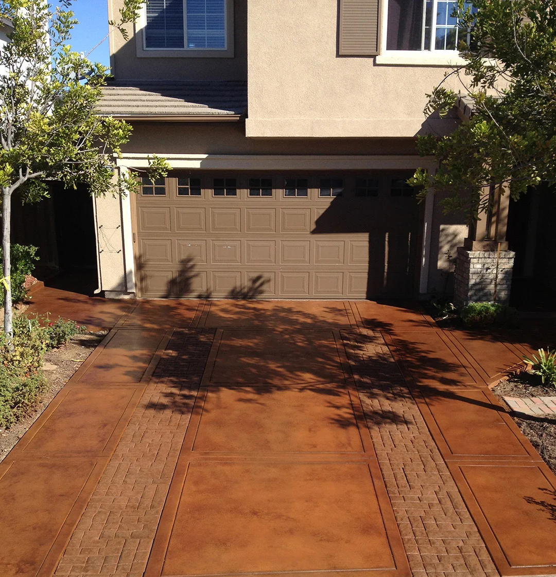 Exterior Concrete Staining