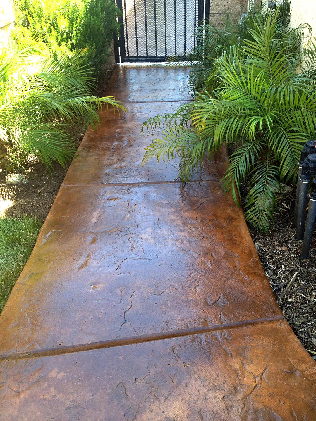 Exterior Concrete Staining