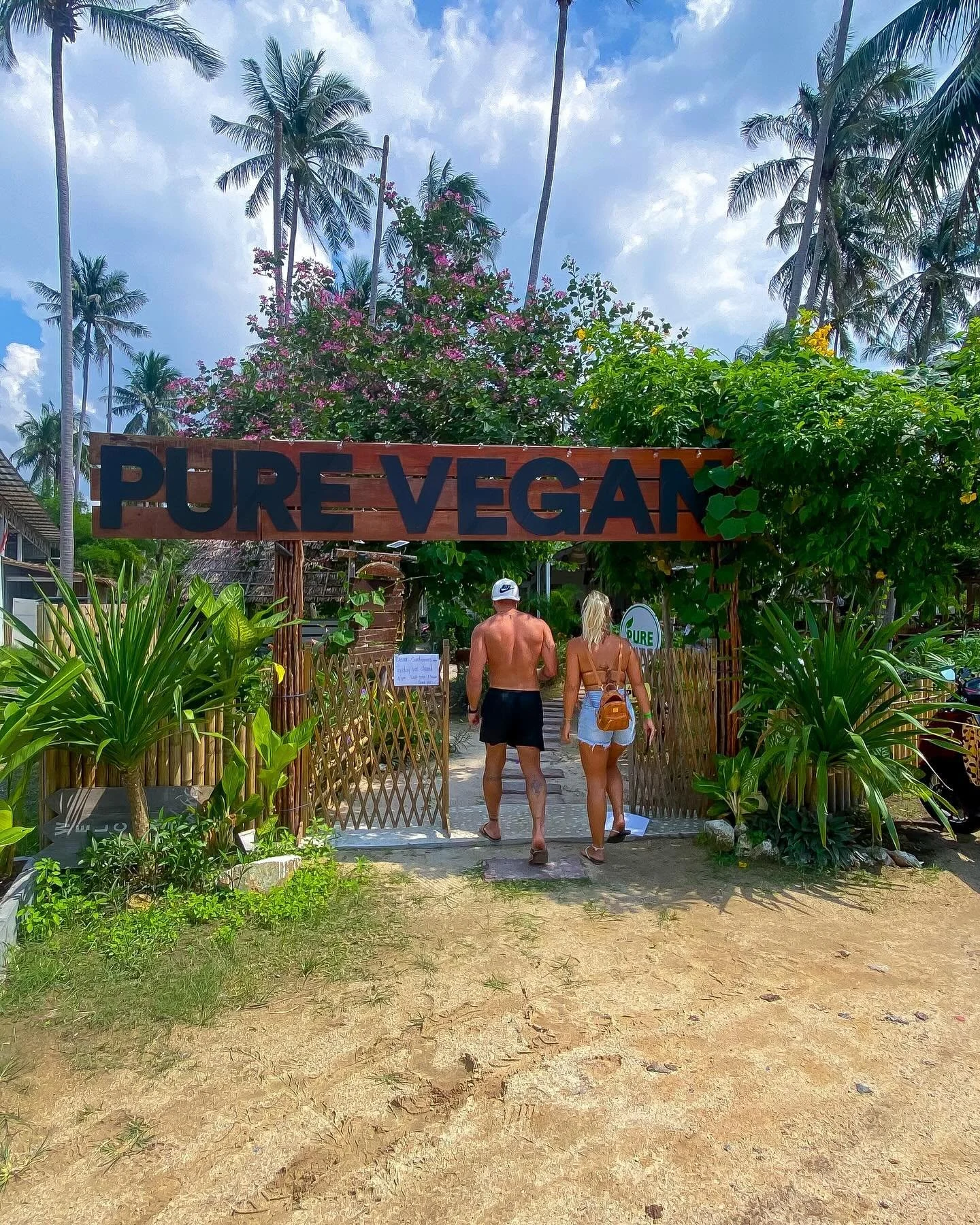 The first @pureveganheaven is in Koh Phangan.  It&rsquo;s One of our favorite restaurants in Chiang Mai ❤️🙏🇹🇭