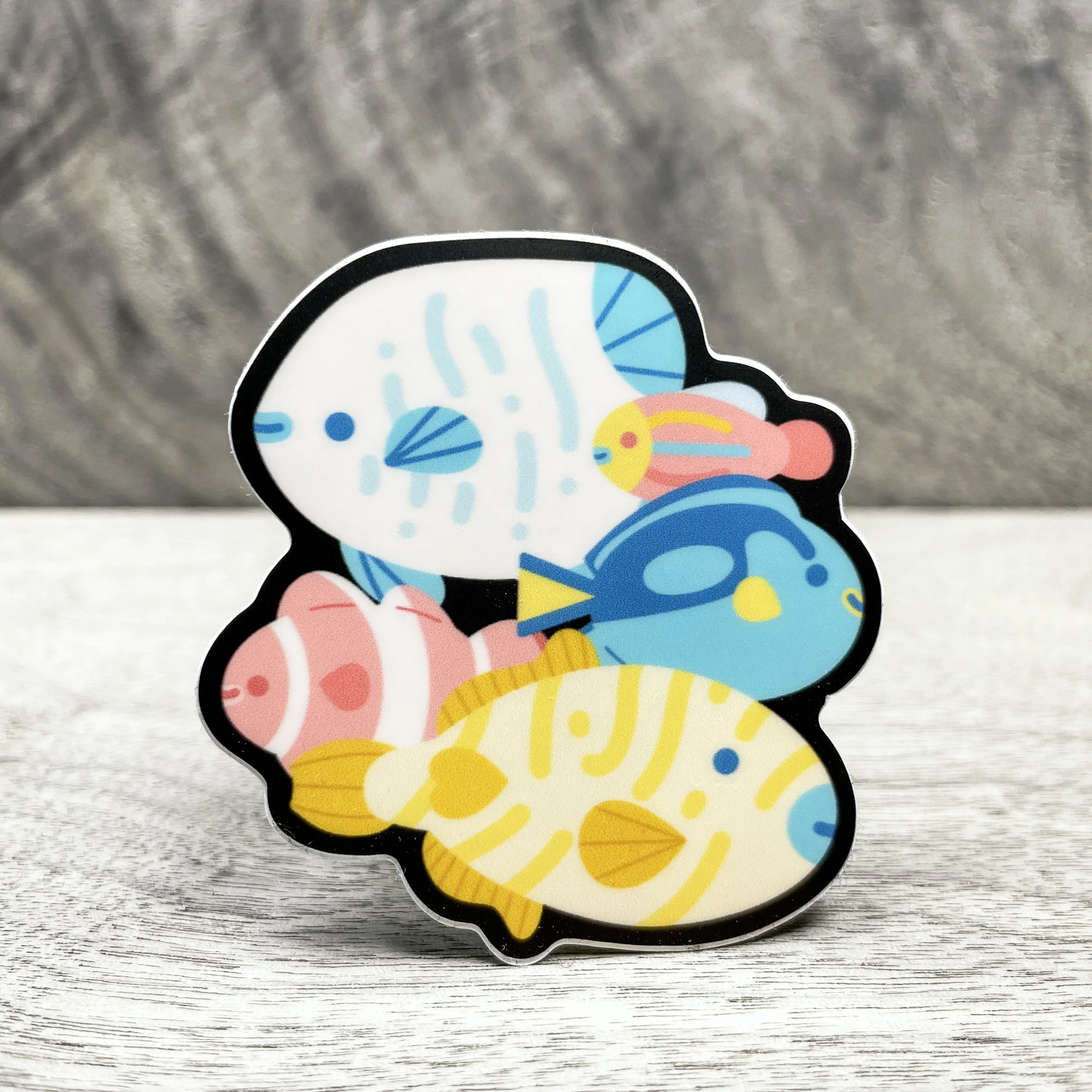 School of Fish Vinyl Sticker
