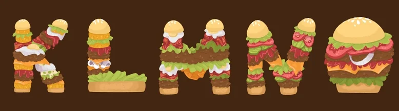 Hamburger Alphabet