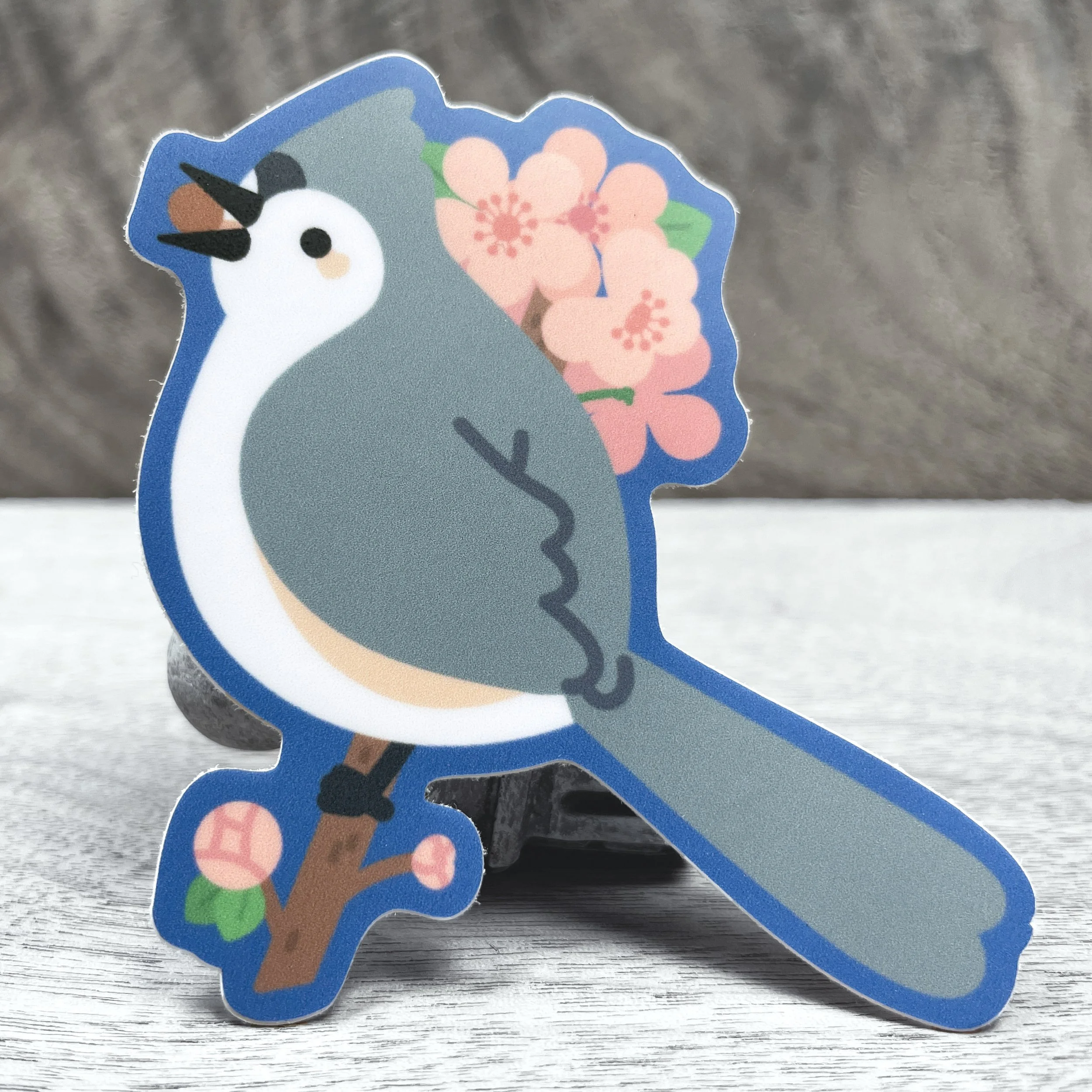 Tufted Titmouse Vinyl Sticker