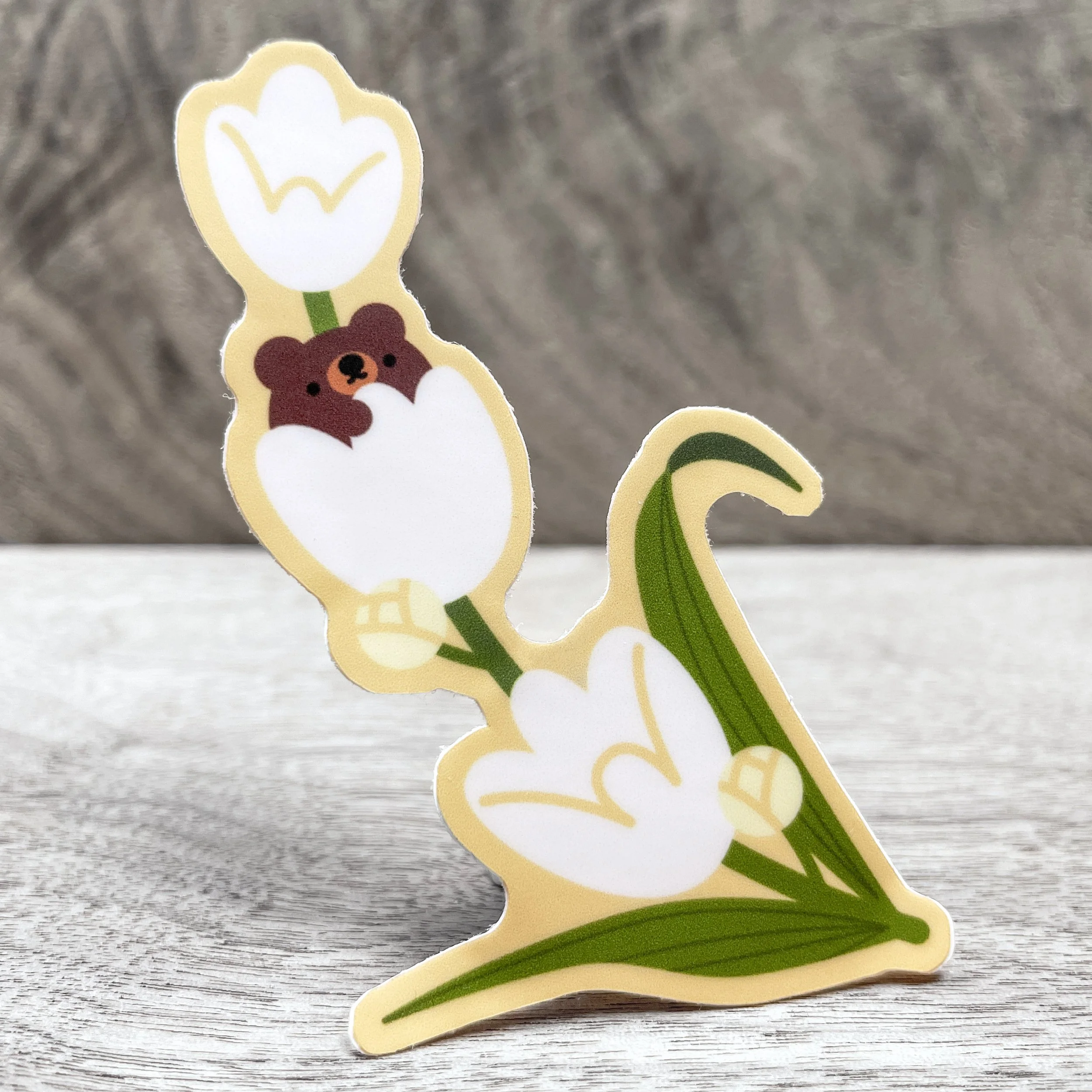 Lily Bear Vinyl Sticker
