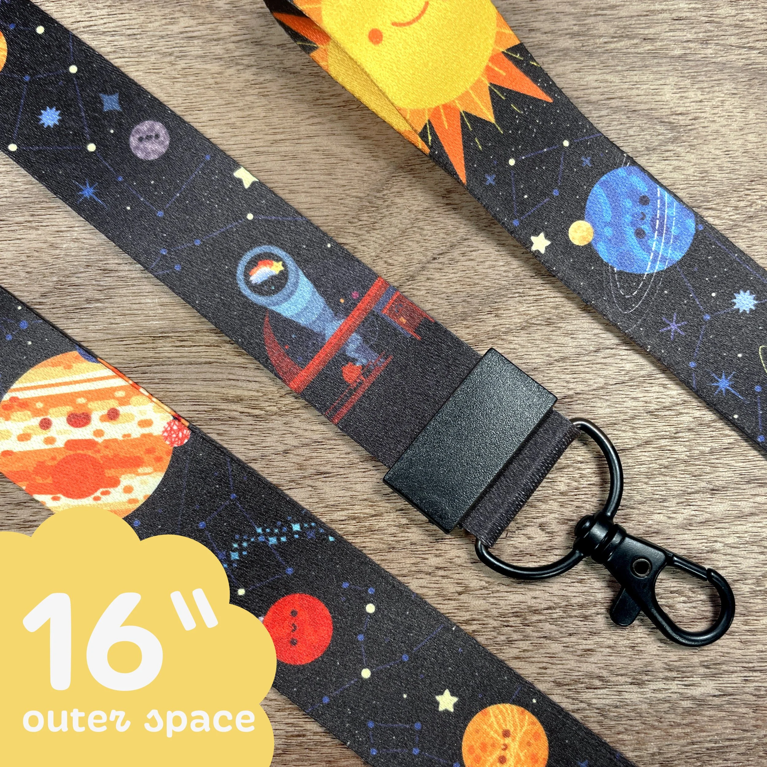 Planets and Space Lanyard