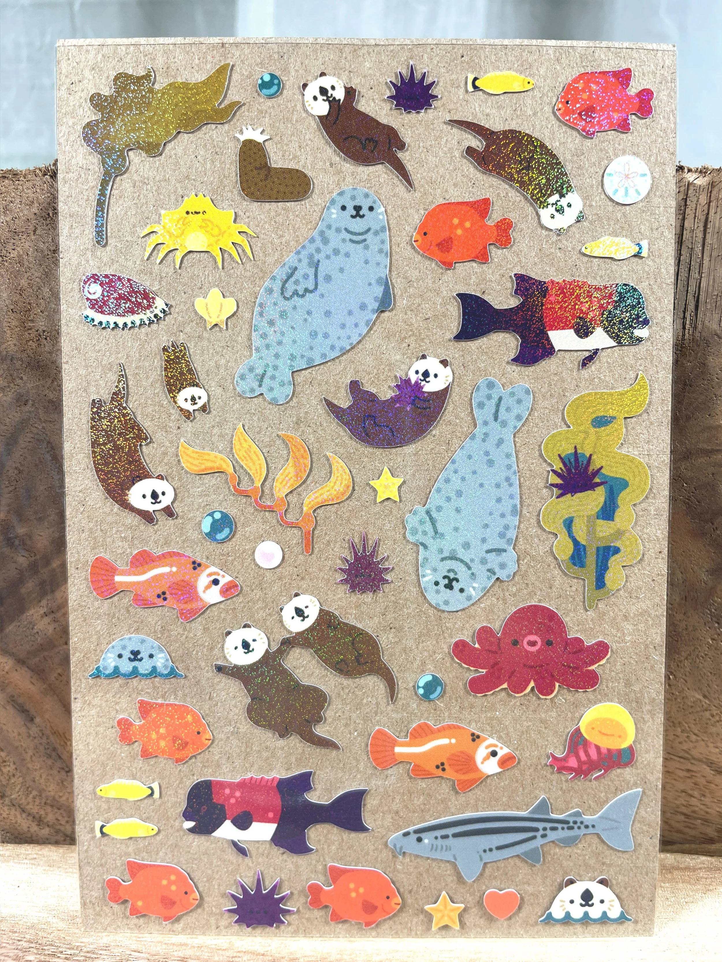 Double Seal and Otter Sticker Sheet