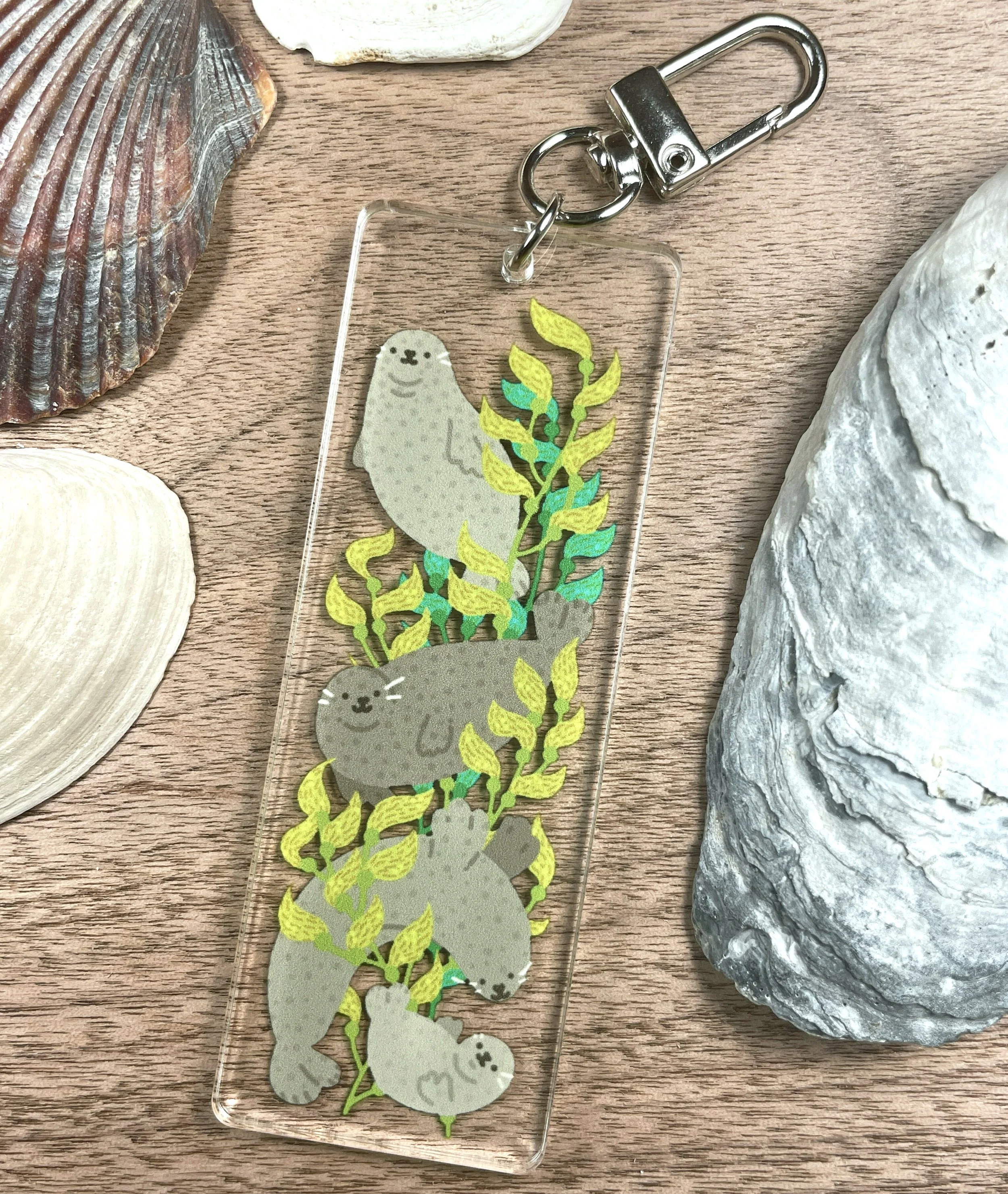 Kelp Seals Acrylic Keychain
