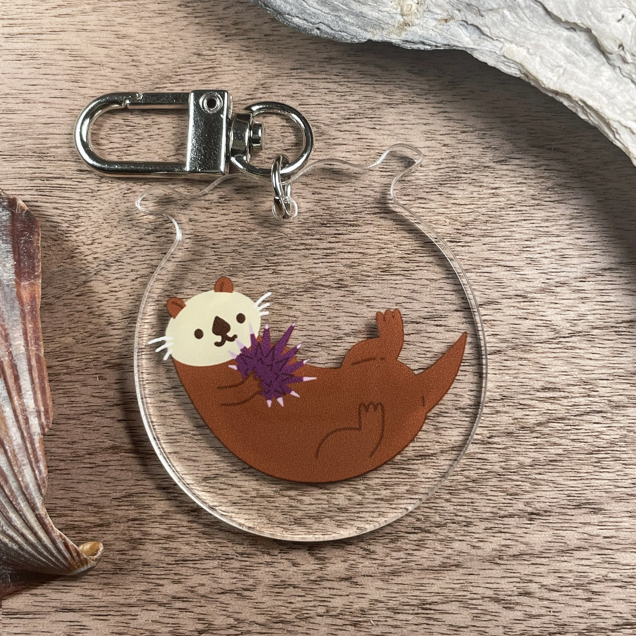 Sea Otter Acrylic Keychain