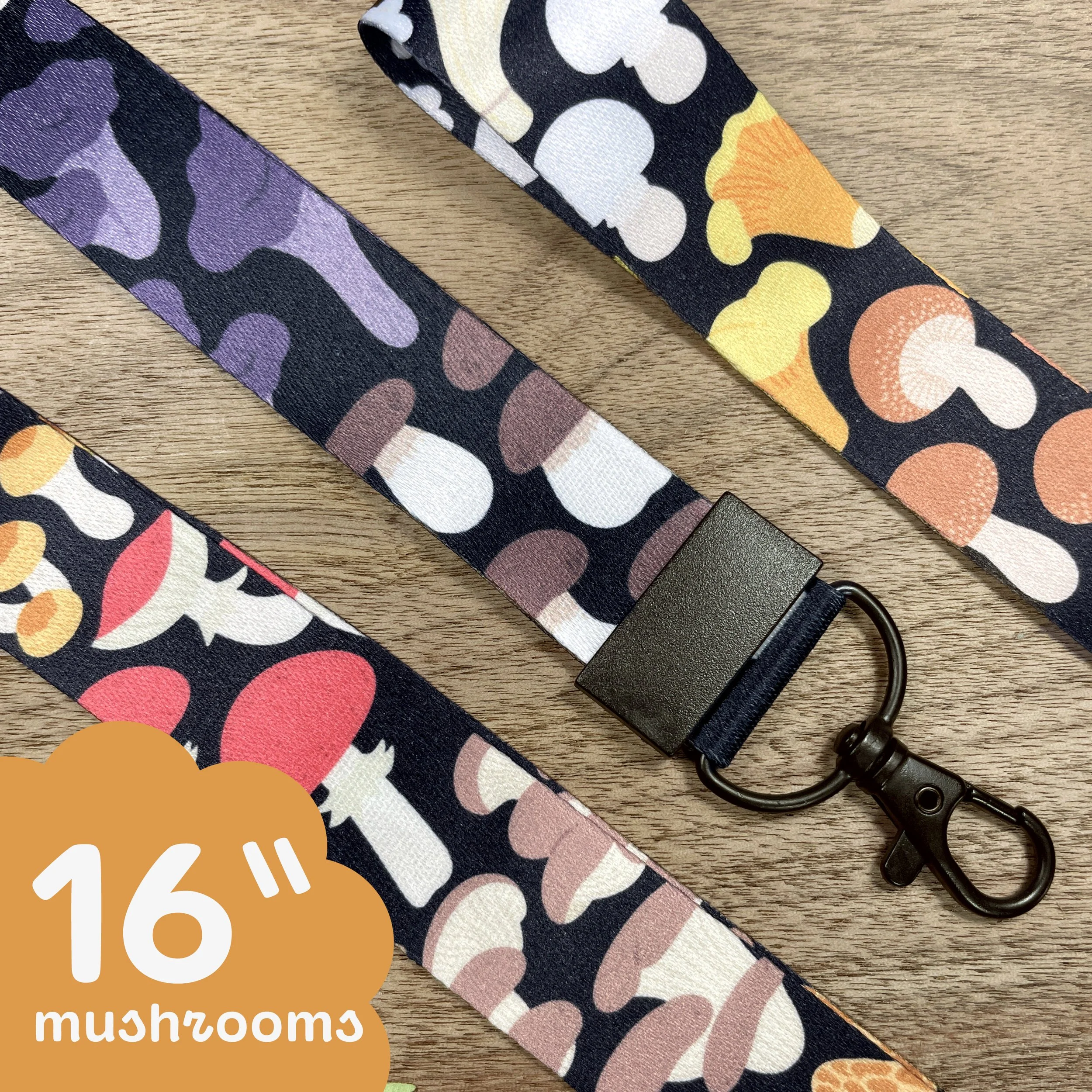 Mushroom  Lanyard